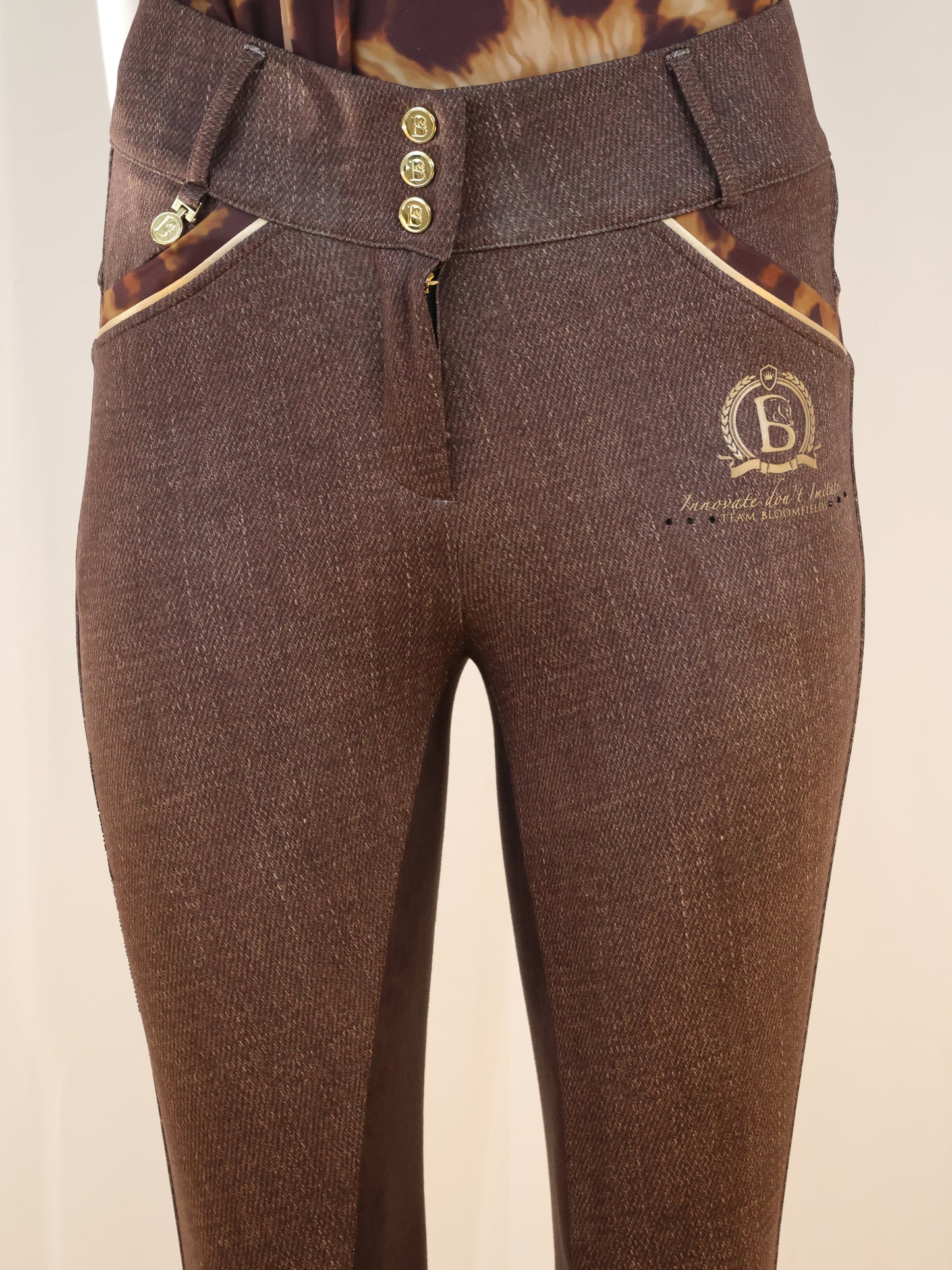 Leopard And Brown Breeches