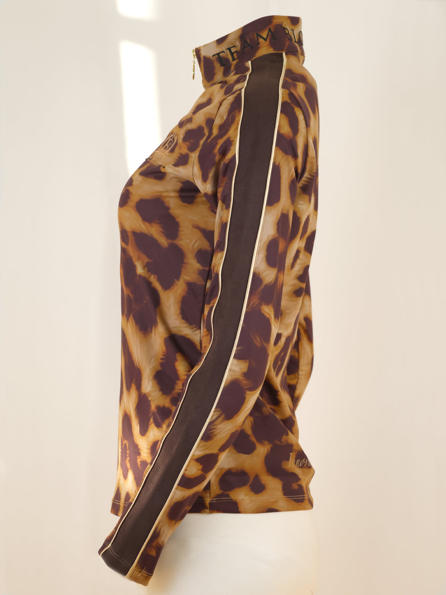 Mini Leopard Print Long Sleeve Base Layer