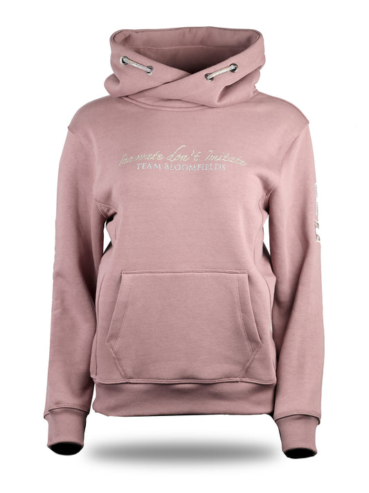 Amelia Mini Heather Cross Necked Hoodie