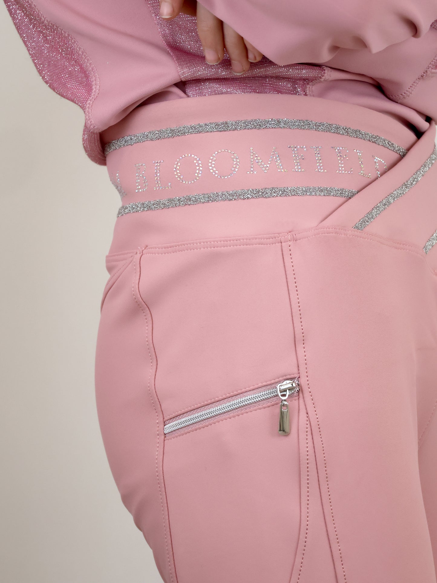 Mini Celeste Pink Crystal leggings