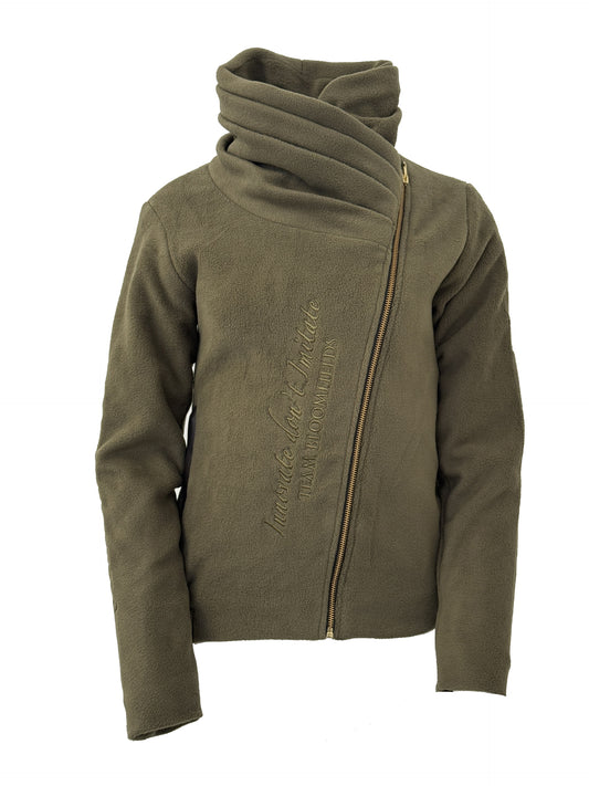 Selena Olive Fleece Jacket