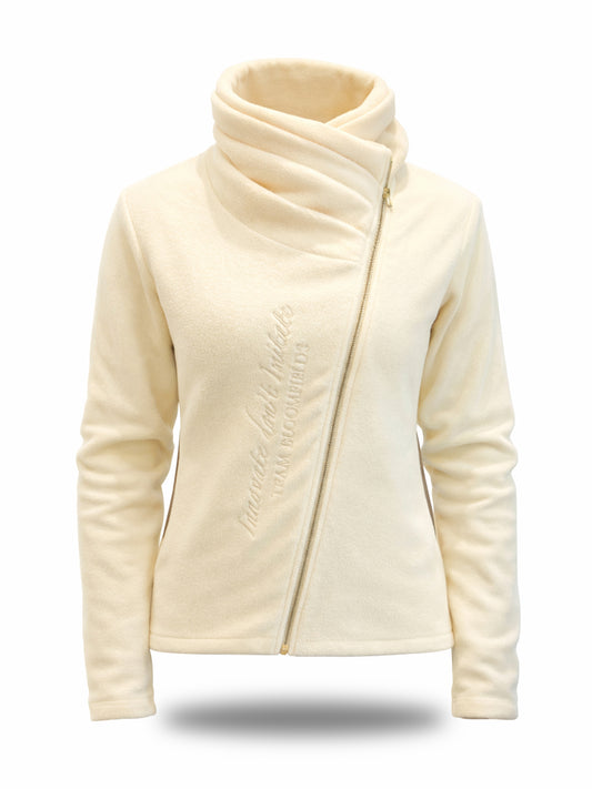 Kids Selena Winter White Fleece Jacket