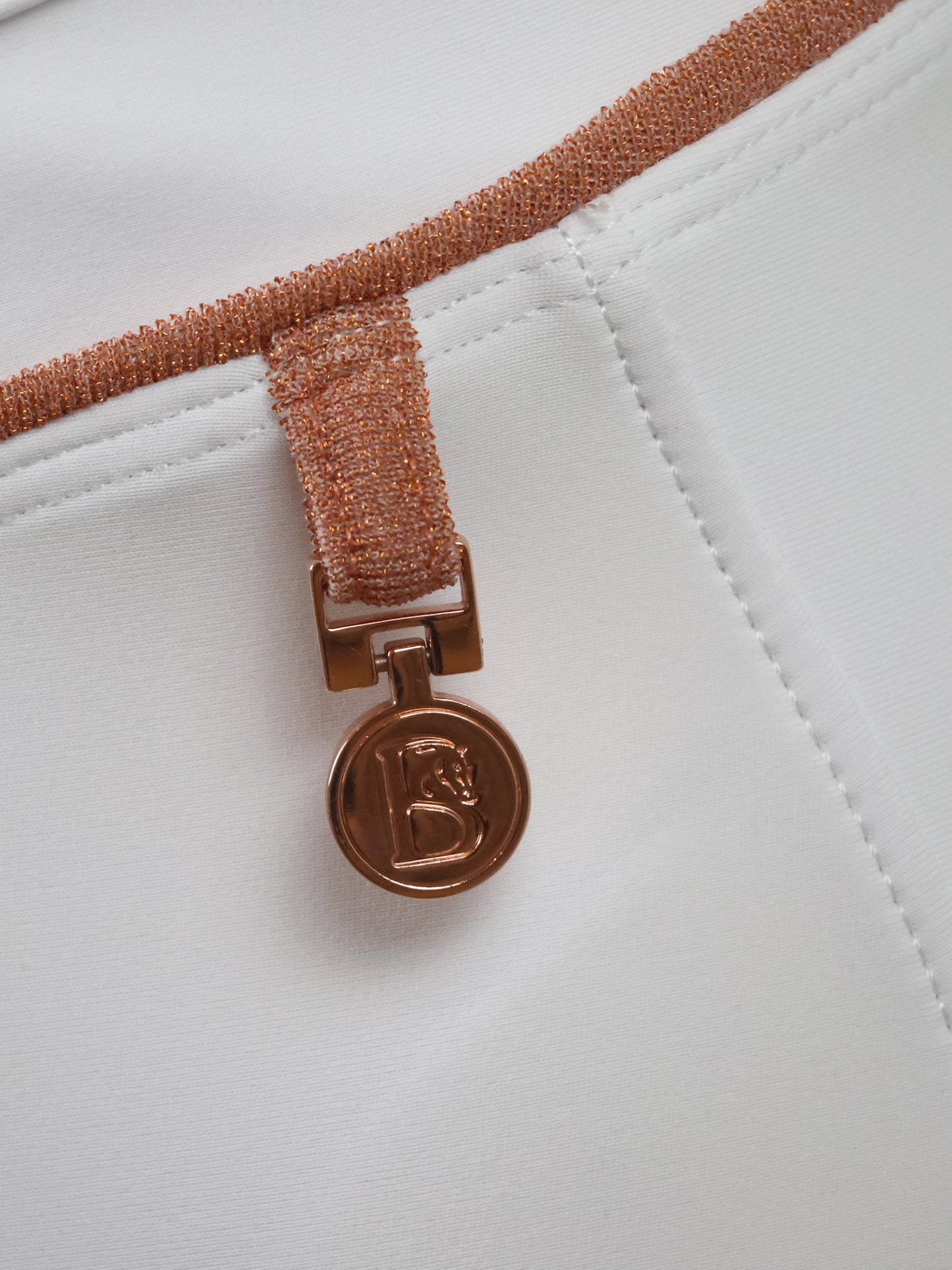 Maya Pleated White Leggings