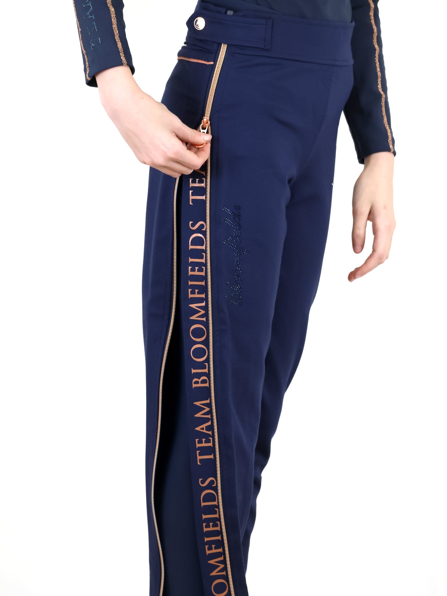 Navy Crystal Fully Removable Over Riders