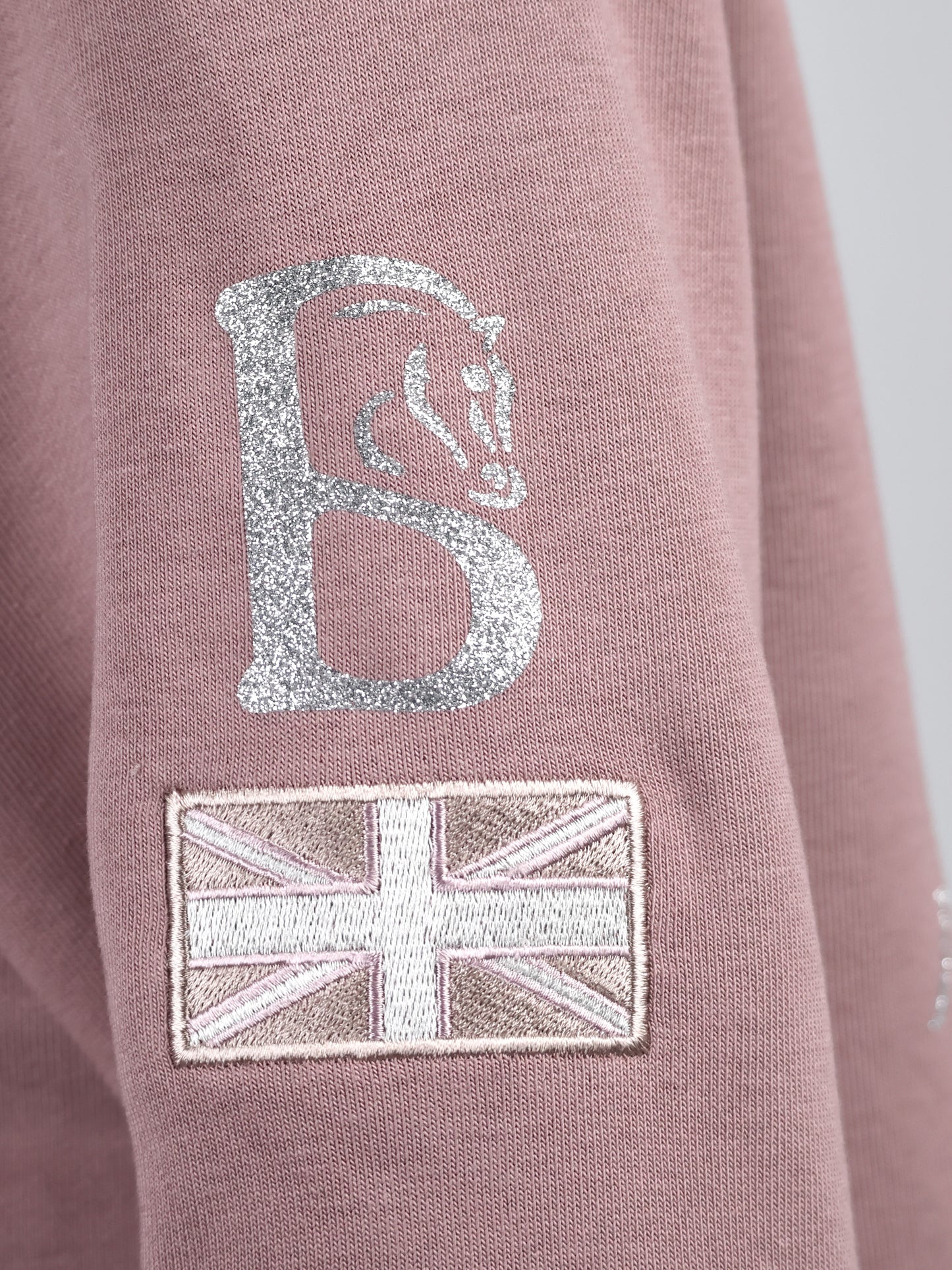 Amelia Heather with Silver Cross Necked Adult's Hoodie