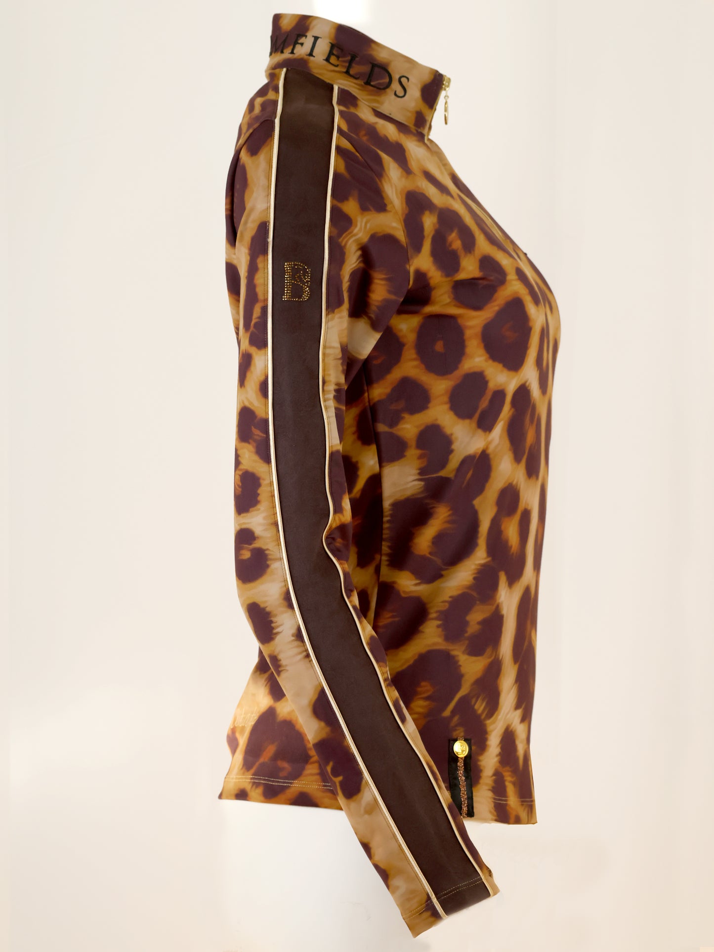 Mini Leopard Print Long Sleeve Base Layer