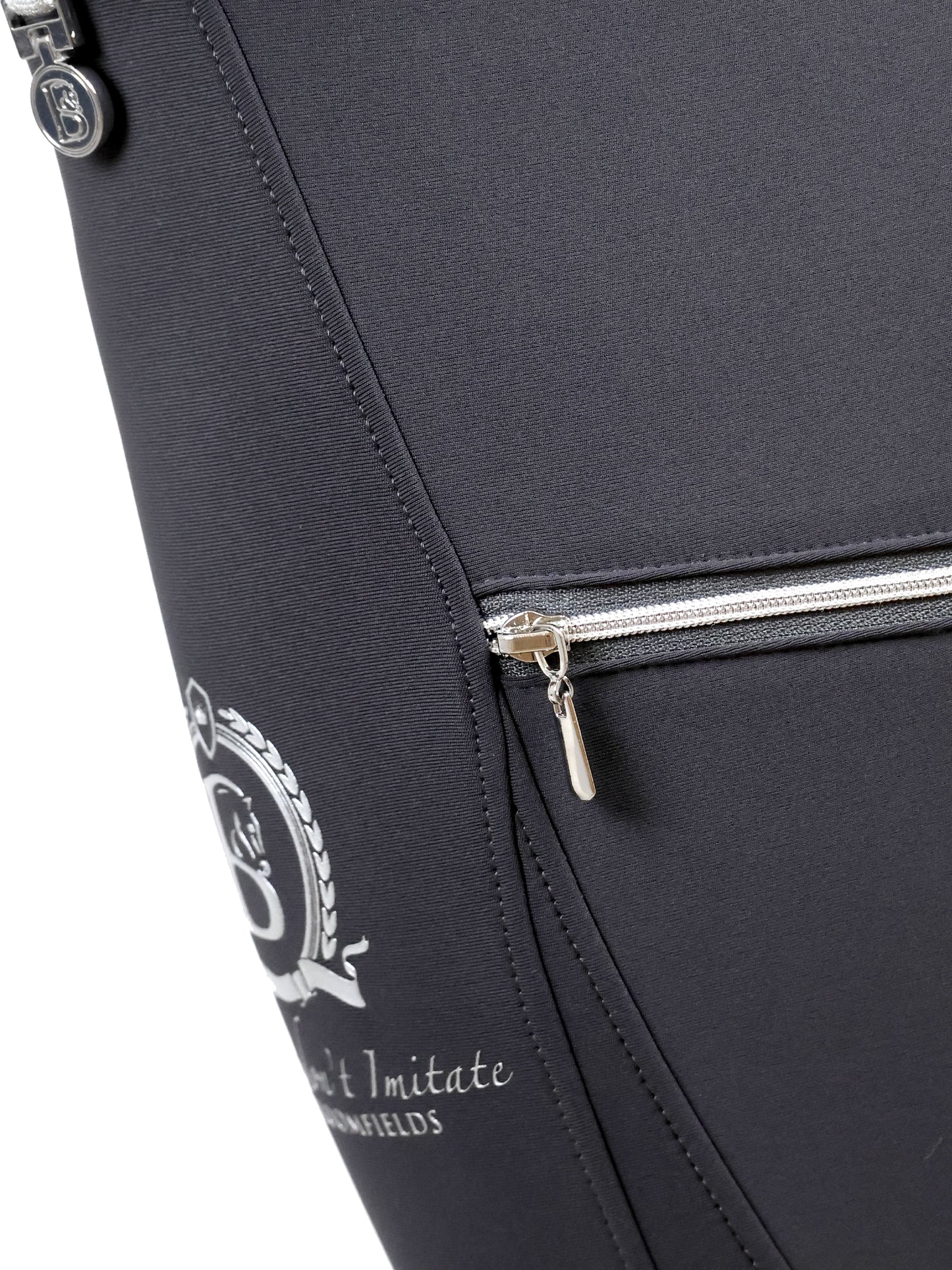 Mini Maya Gray Pleated leggings