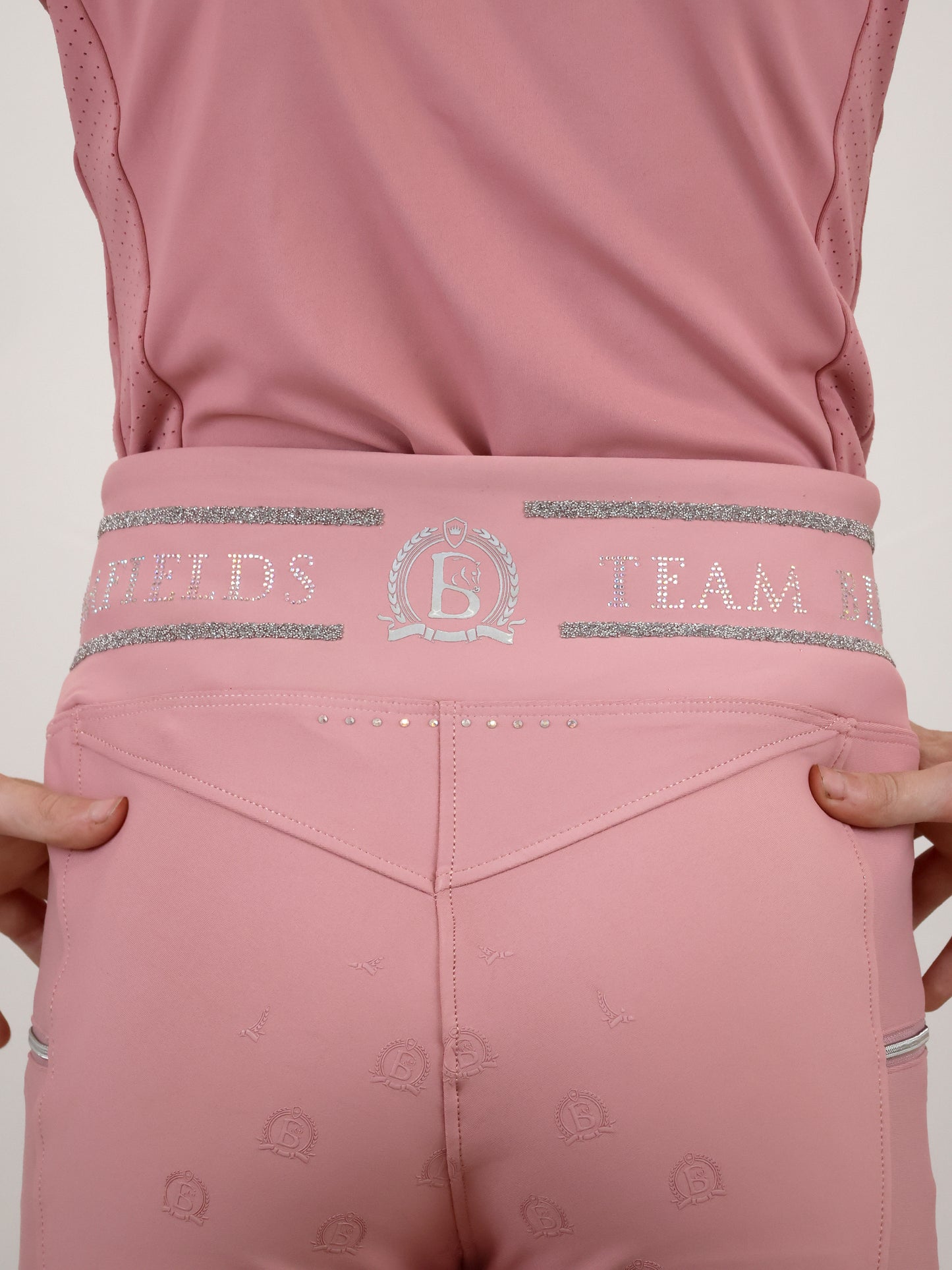 Mini Celeste Pink Crystal leggings