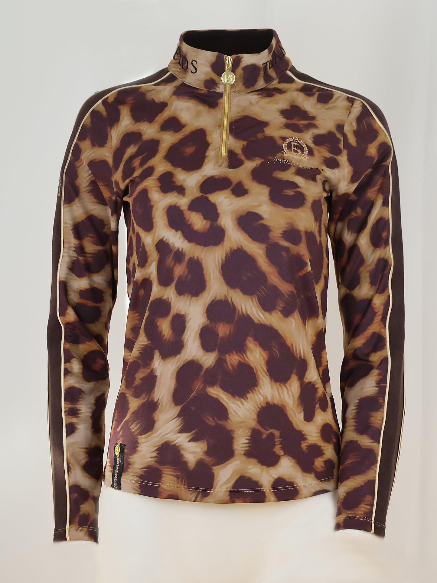 Mini Leopard Print Long Sleeve Base Layer