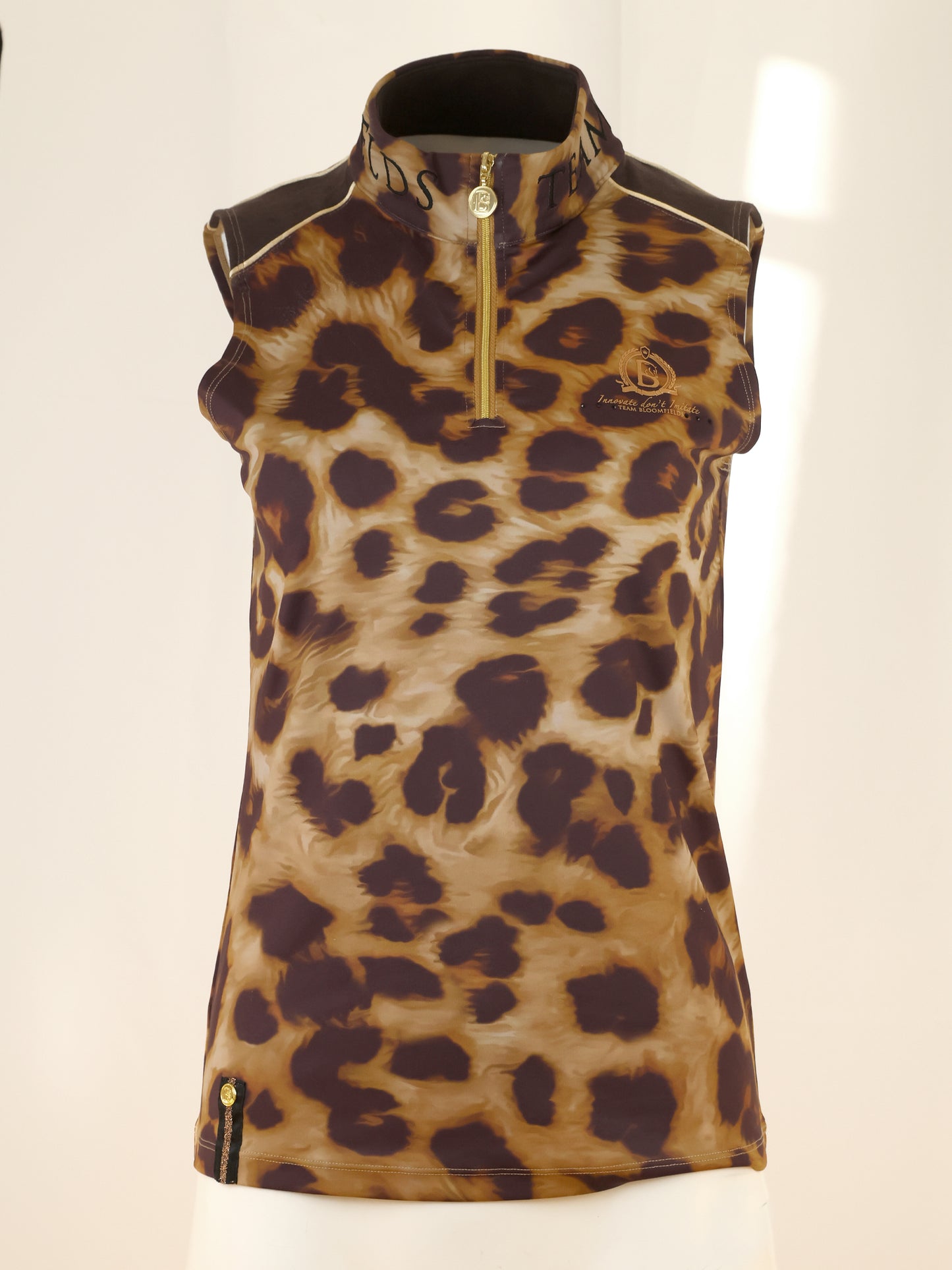 Mini Leopard Print Sleeveless Base Layer