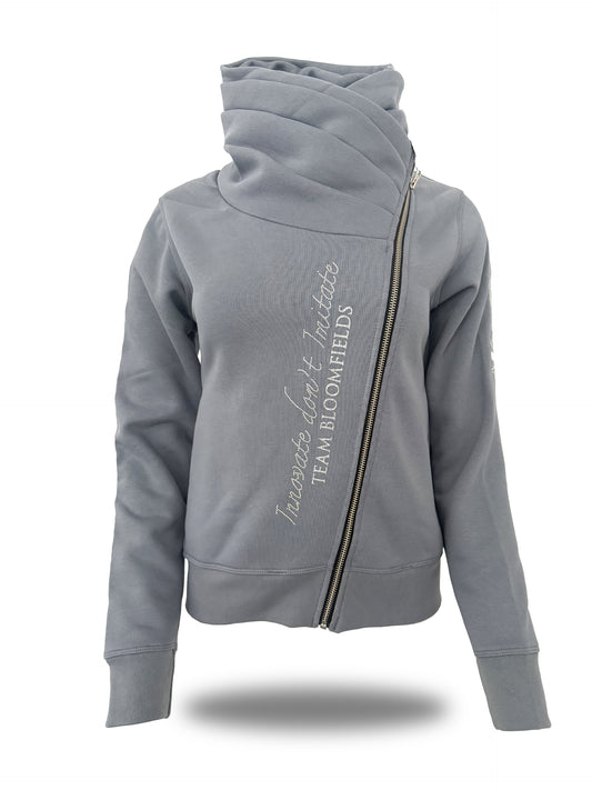 Selena Grey Fleece Jacket