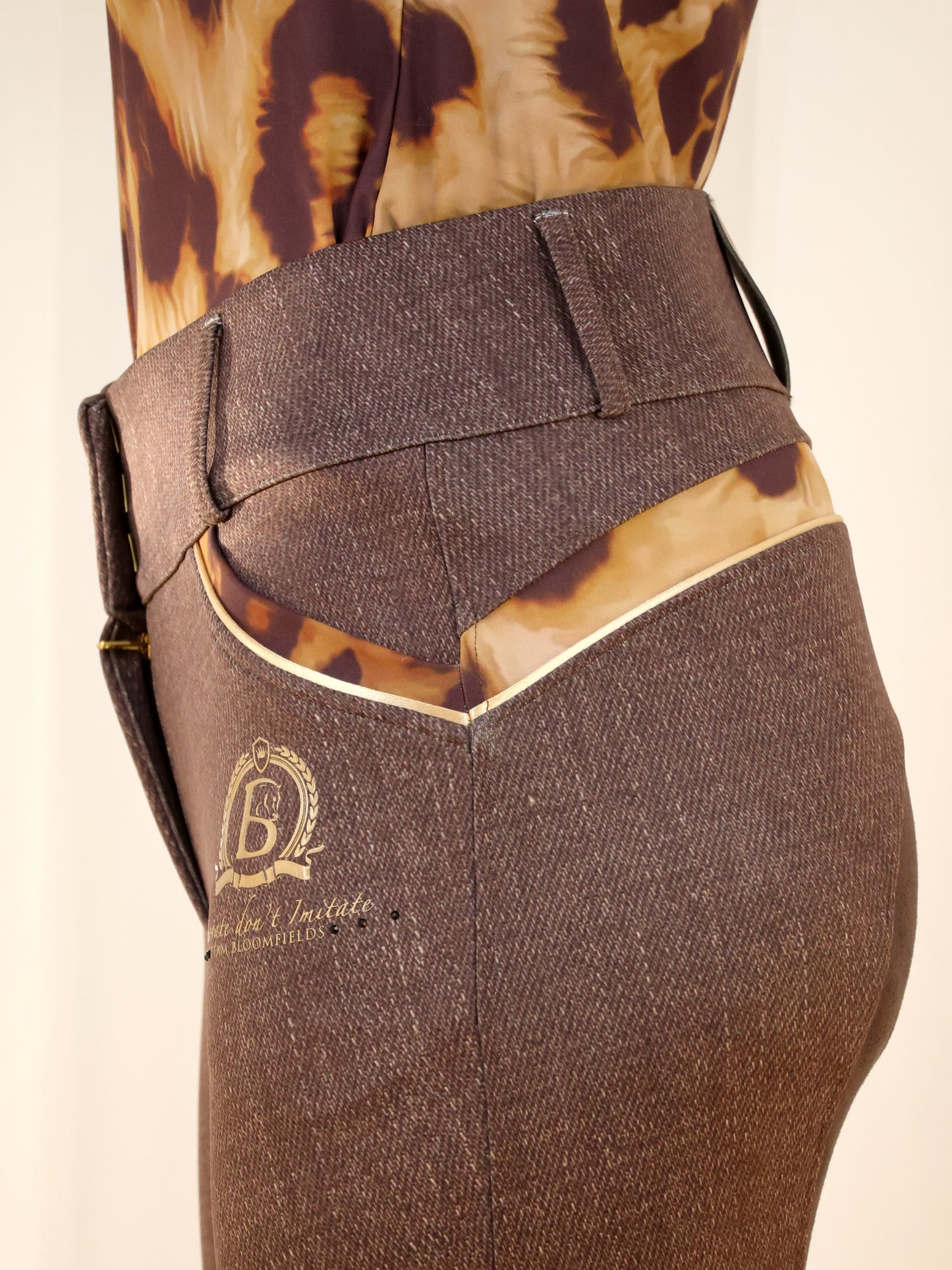 Leopard And Brown Breeches