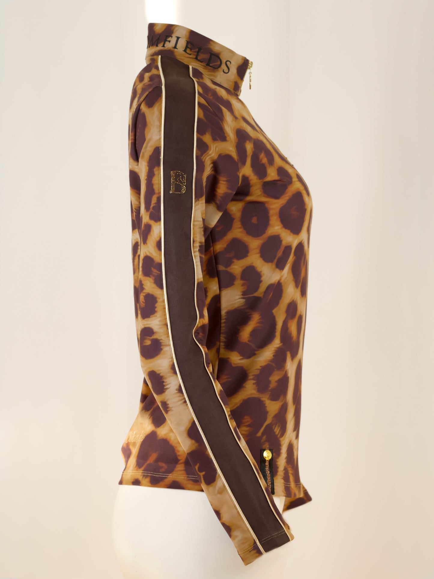 Mini Leopard Print Long Sleeve Base Layer