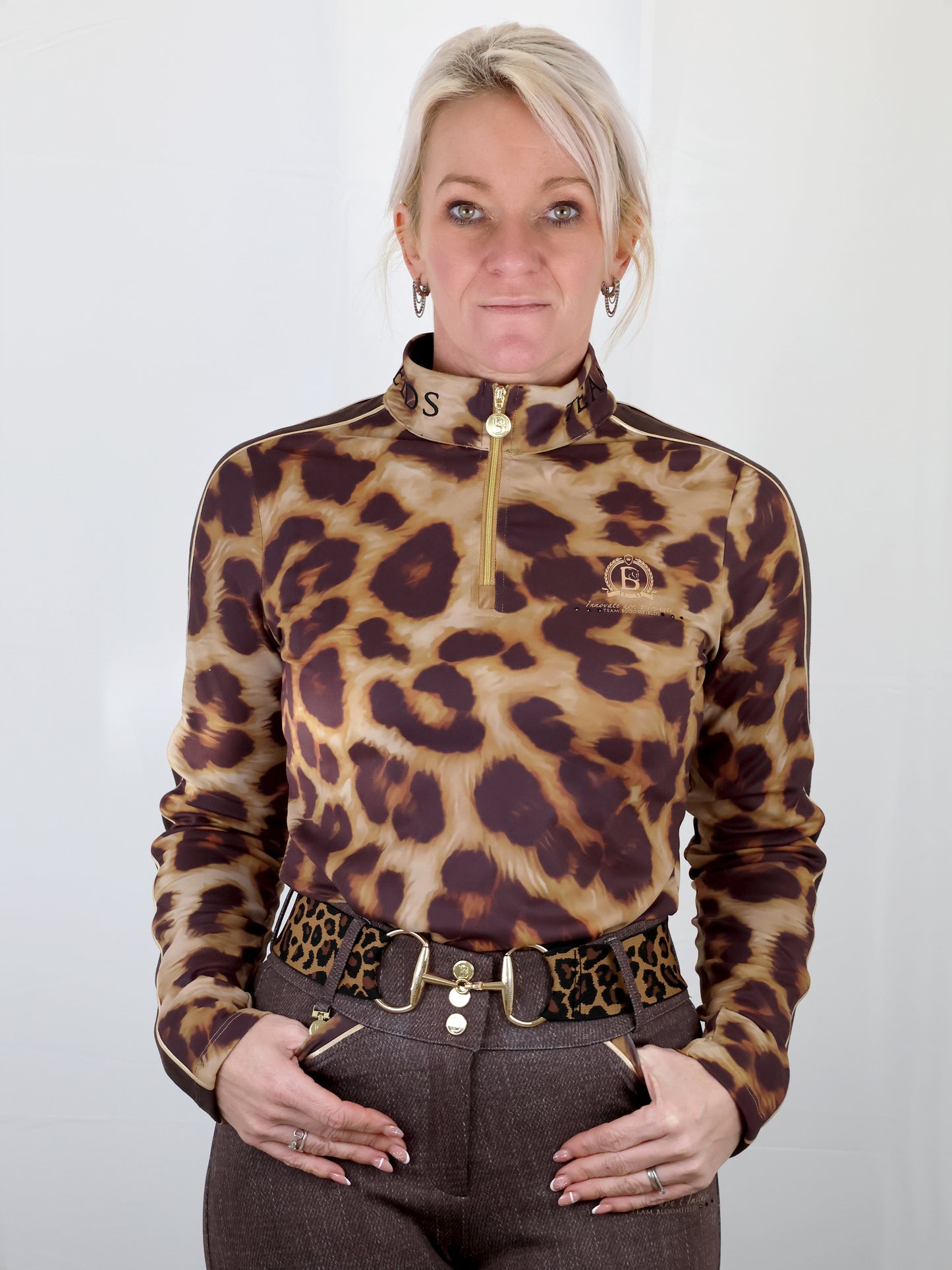 Leopard Print Long Sleeve Base Layer