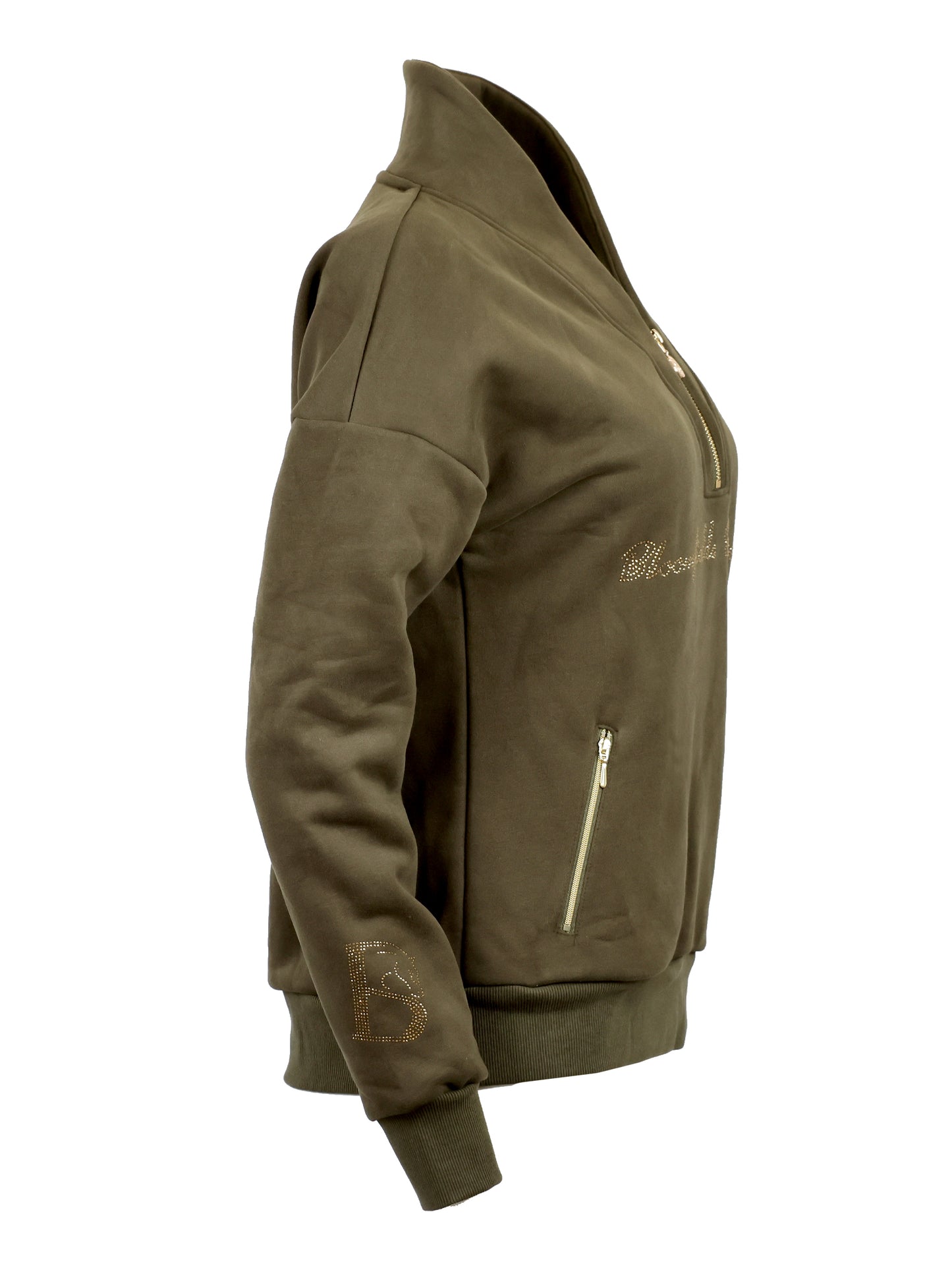 Vanessa V Neck Adult's Top In Olive