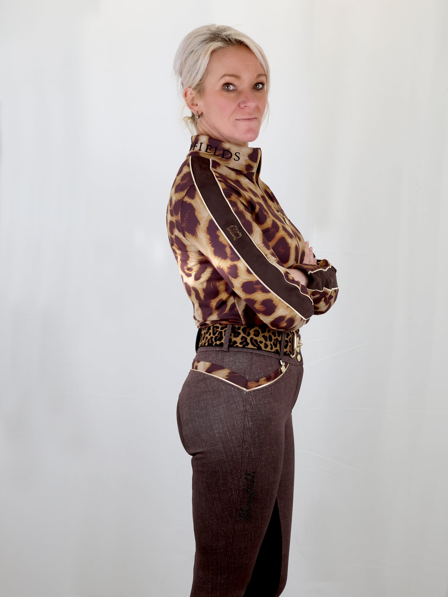 Leopard Print Long Sleeve Base Layer