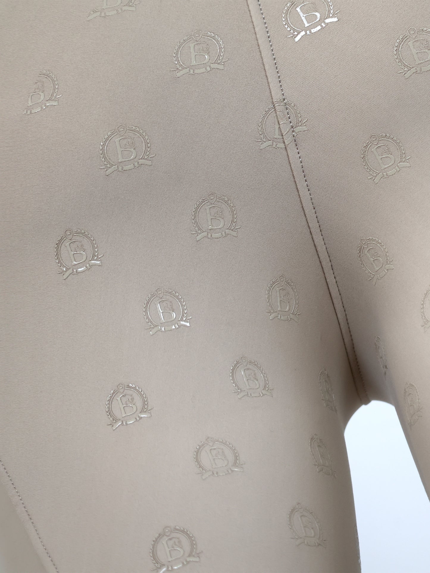 Maya Pleated Beige Leggings