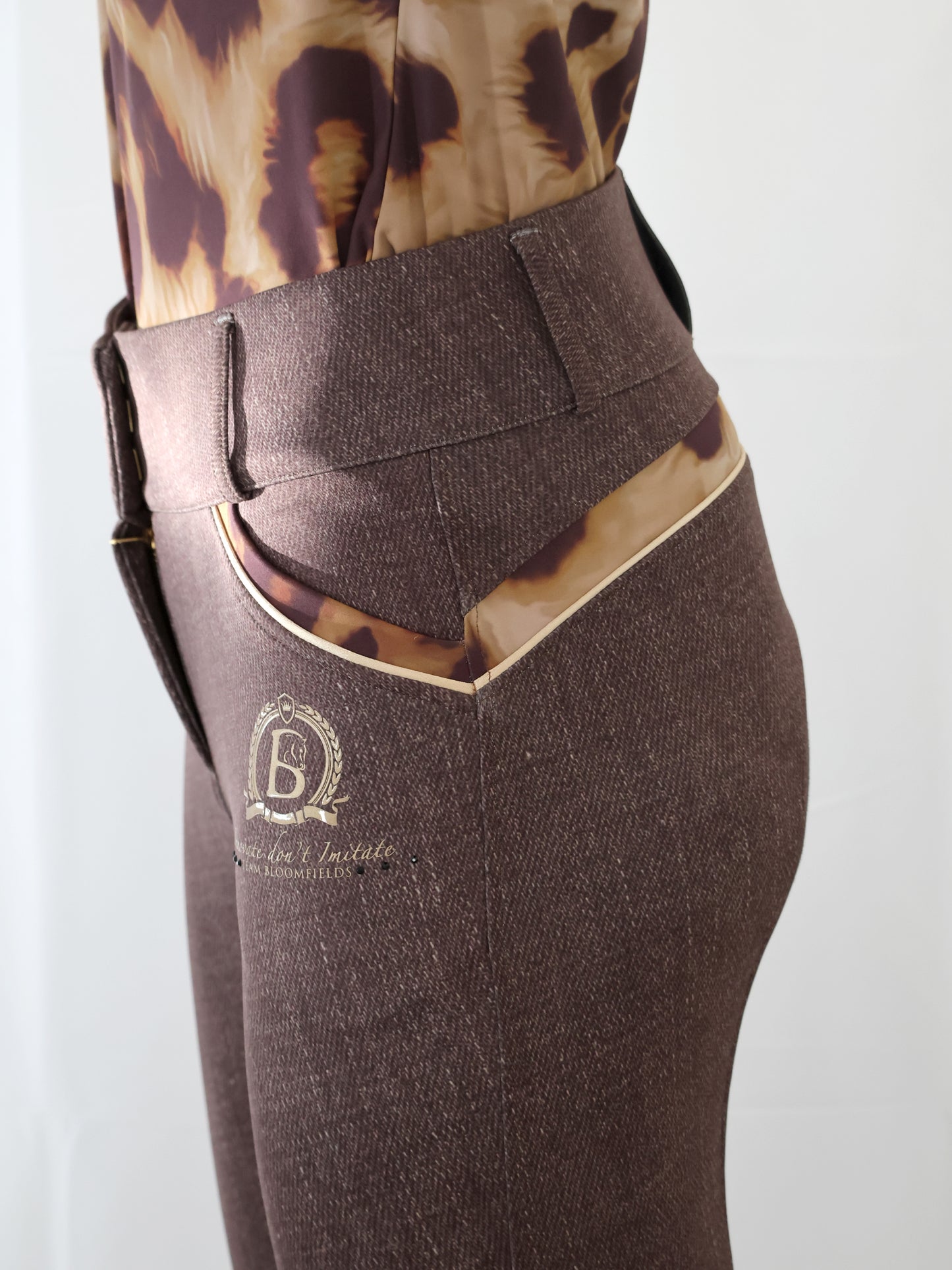 Leopard And Brown Breeches