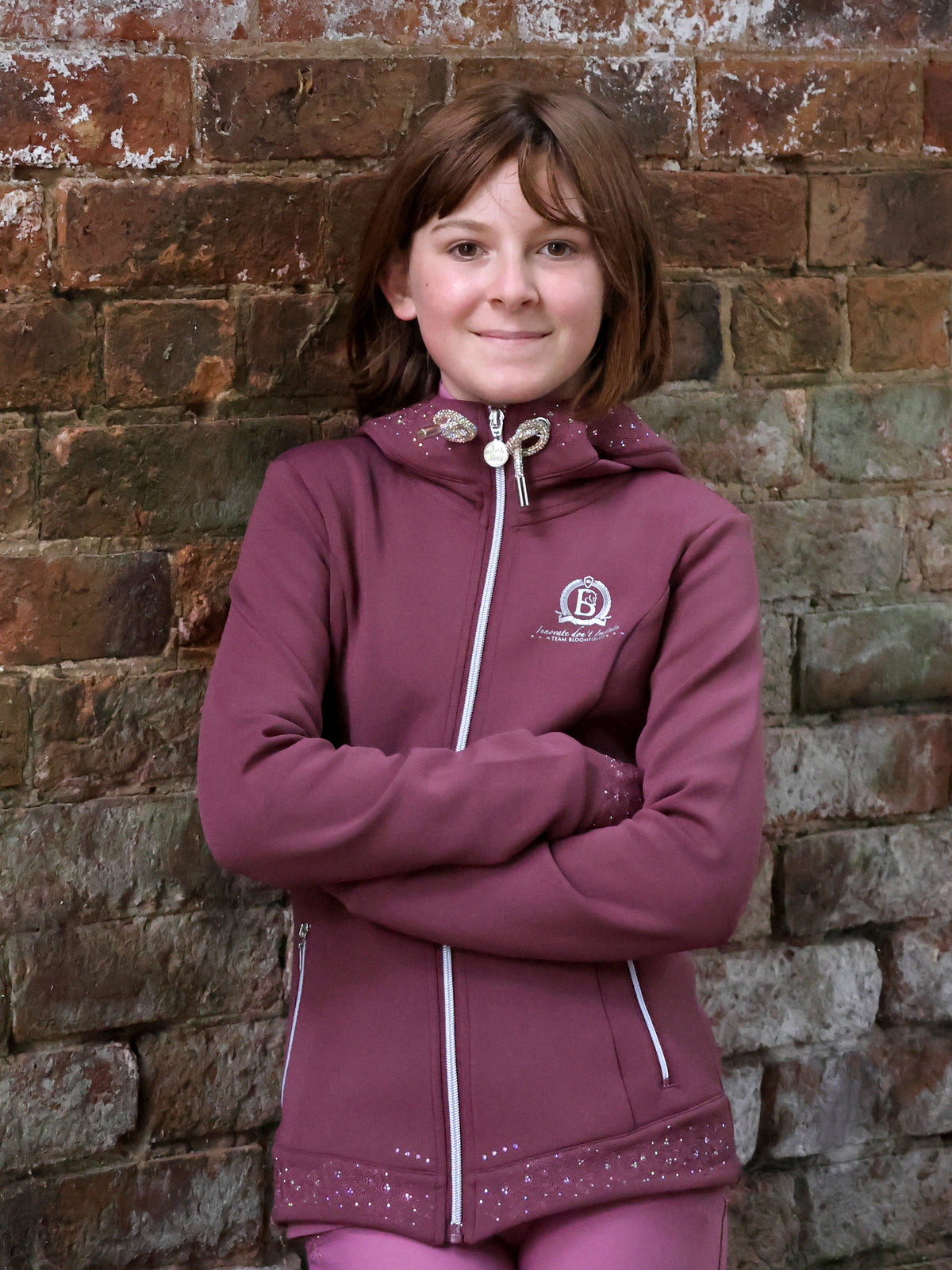Kids Deep Old Rose Anemone Jacket