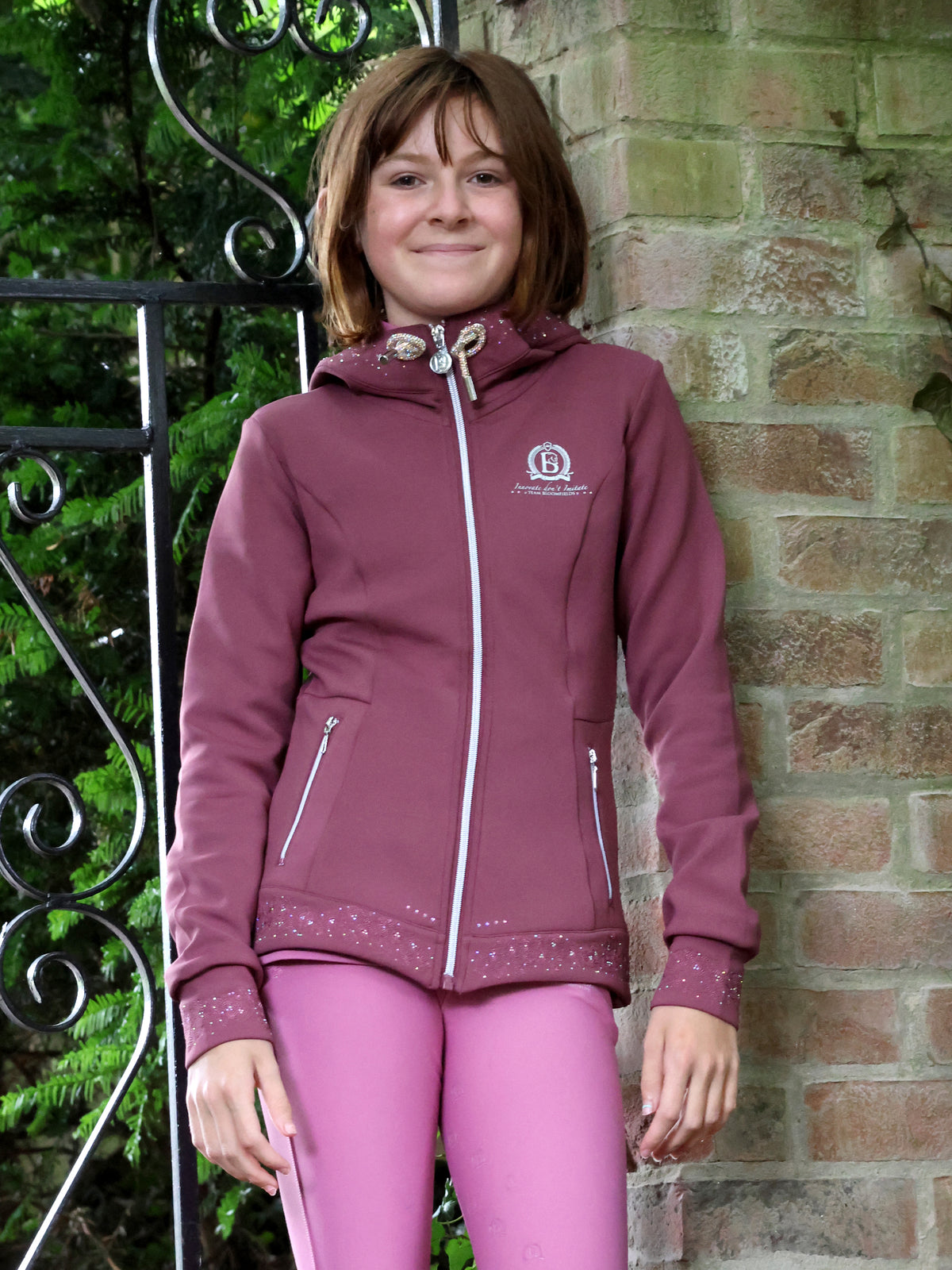 Kids Deep Old Rose Anemone Jacket