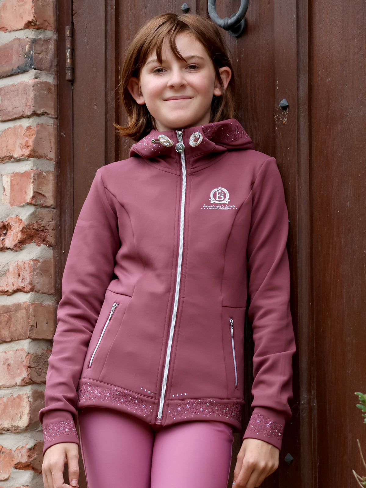 Kids Deep Old Rose Anemone Jacket