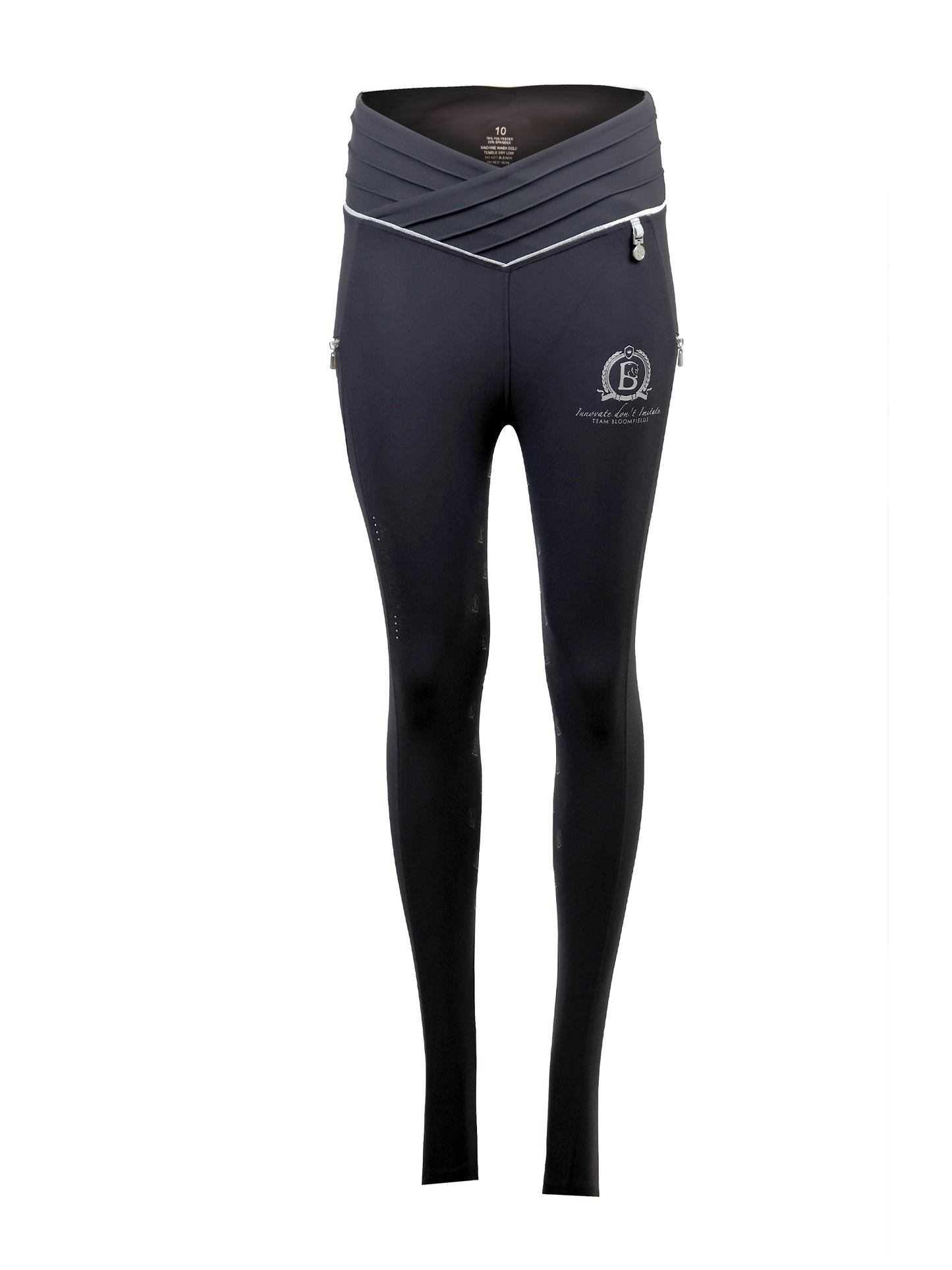 Mini Maya Gray Pleated leggings