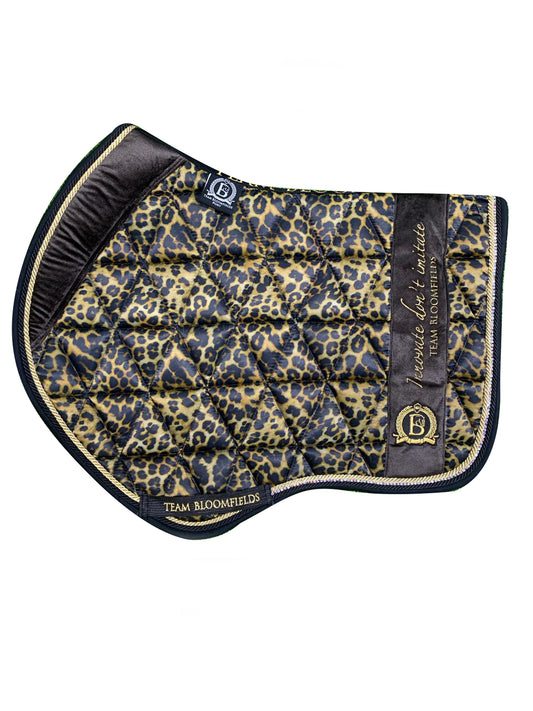 Leopard Print Jump Saddle Pad