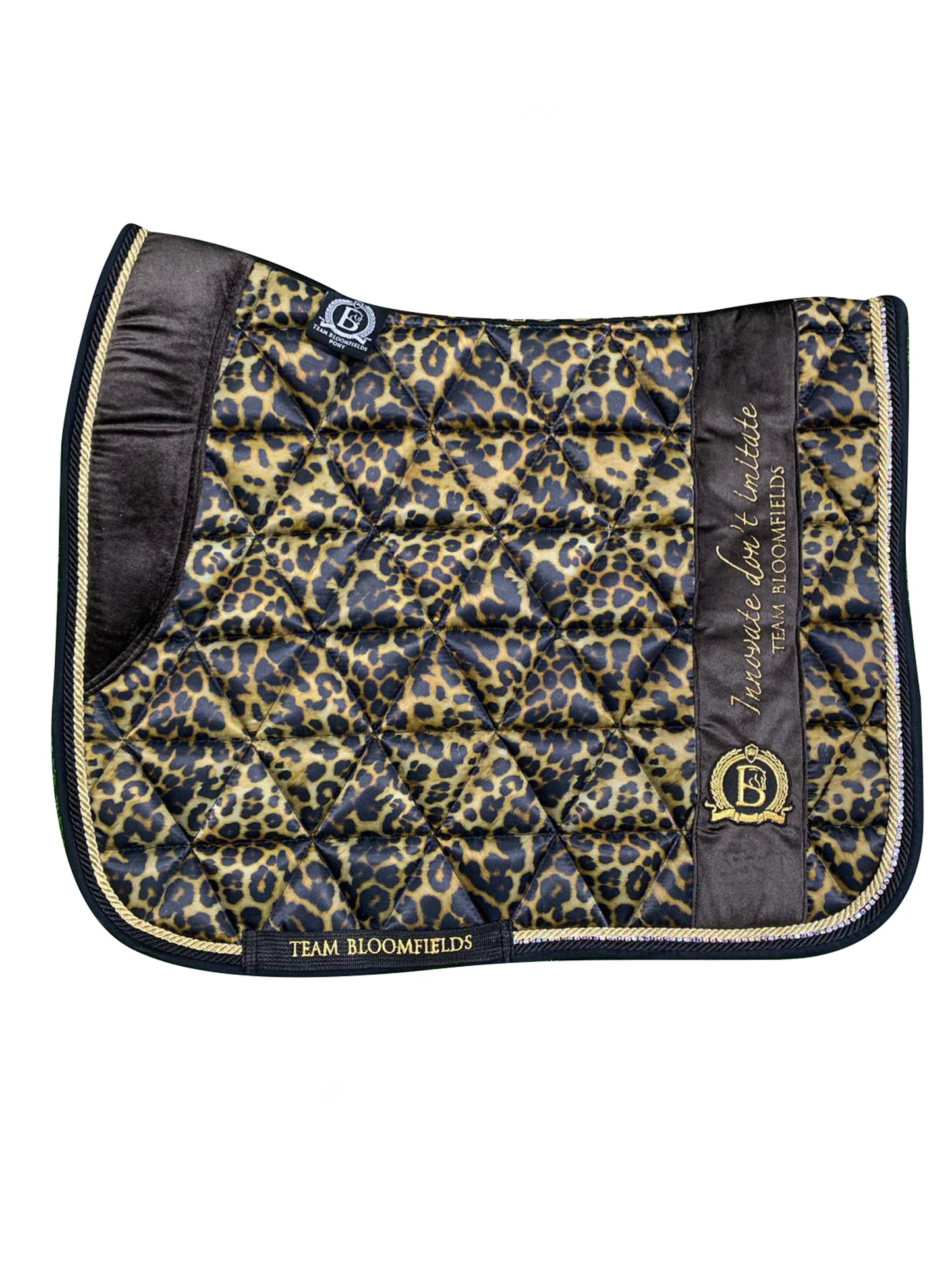 Leopard Print Dressage Saddle Pad