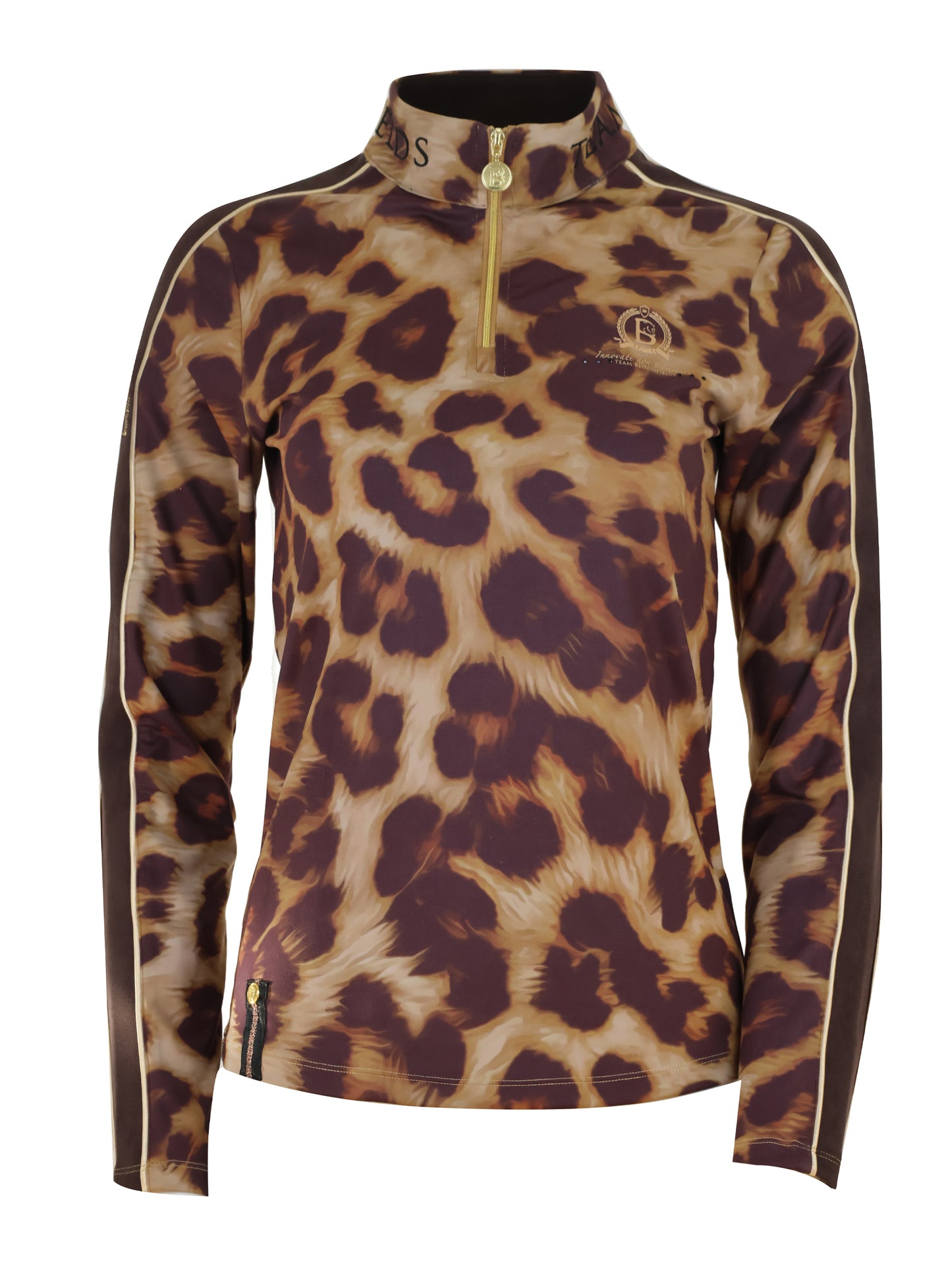 Mini Leopard Print Long Sleeve Base Layer