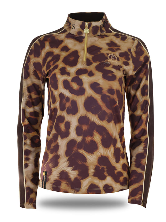 Leopard Print Long Sleeve Base Layer