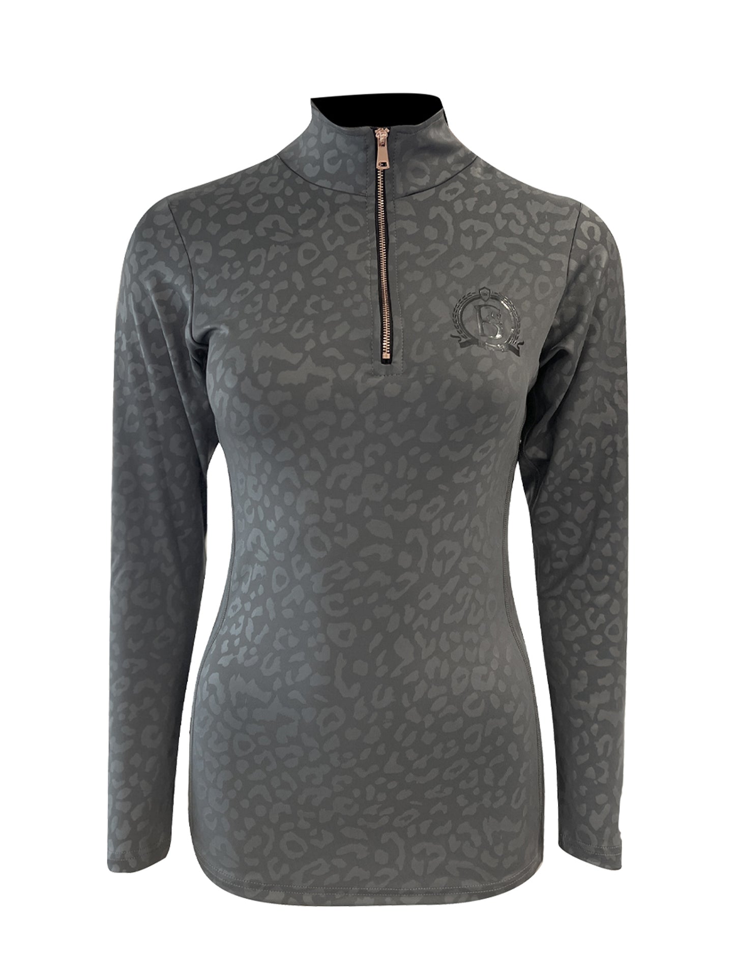 Leonora Grey Leopard Print Base Layer