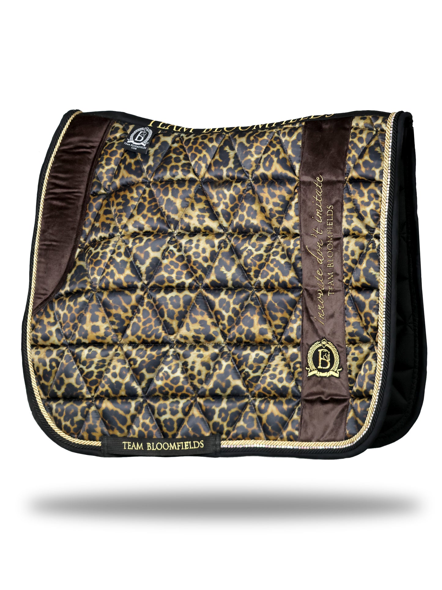 Leopard Print Dressage Saddle Pad
