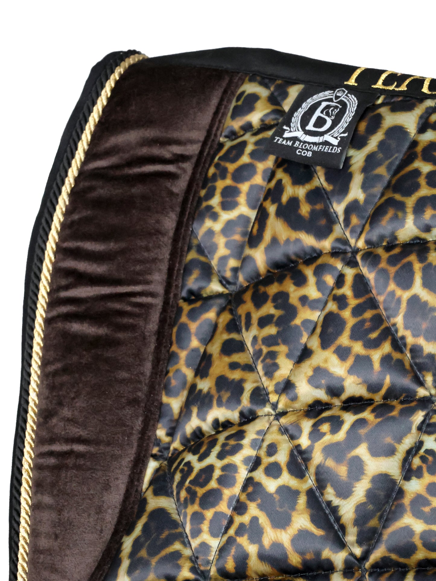 Leopard Print Dressage Saddle Pad