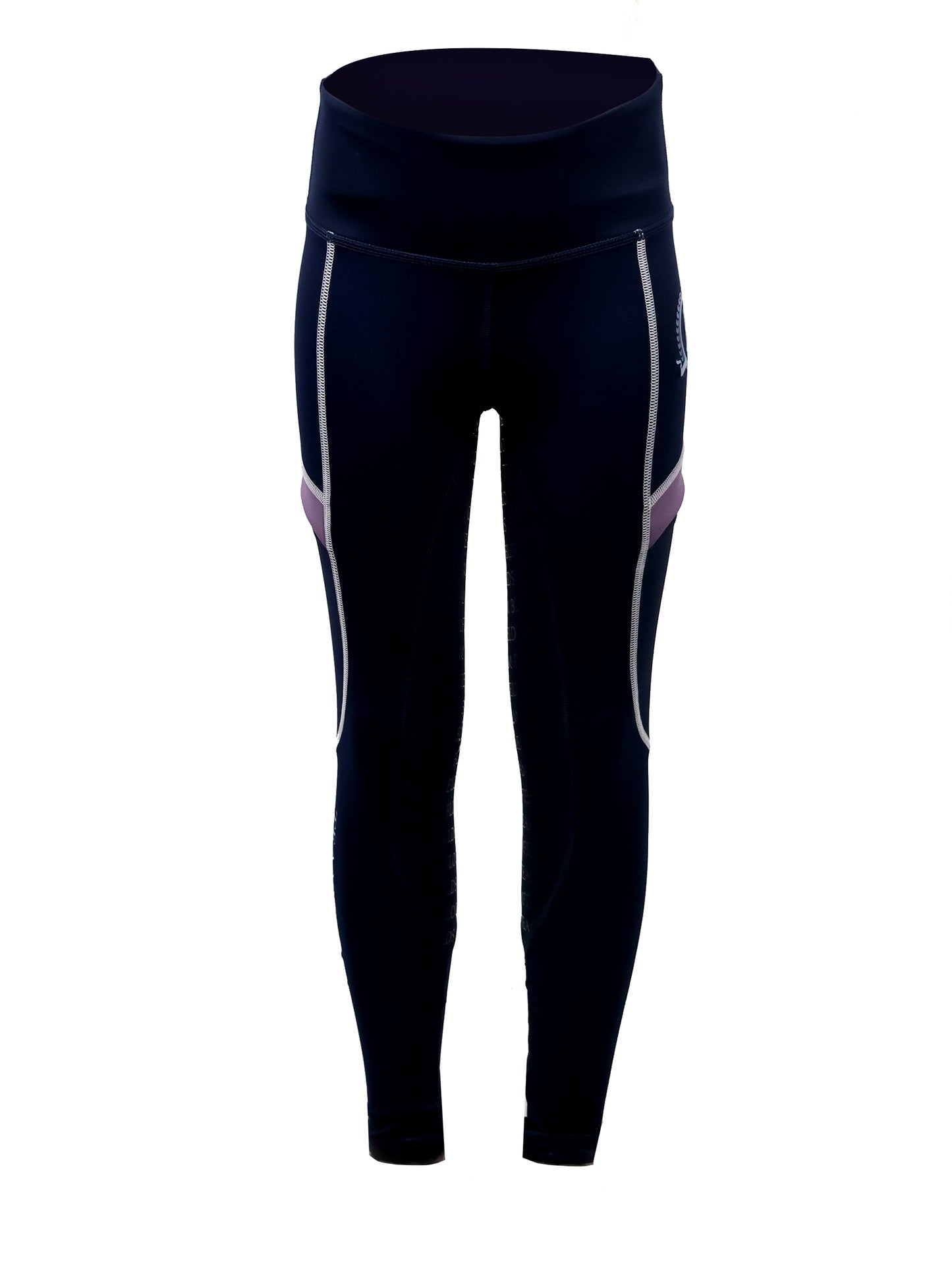 Navy & Lilac Mini Leggings