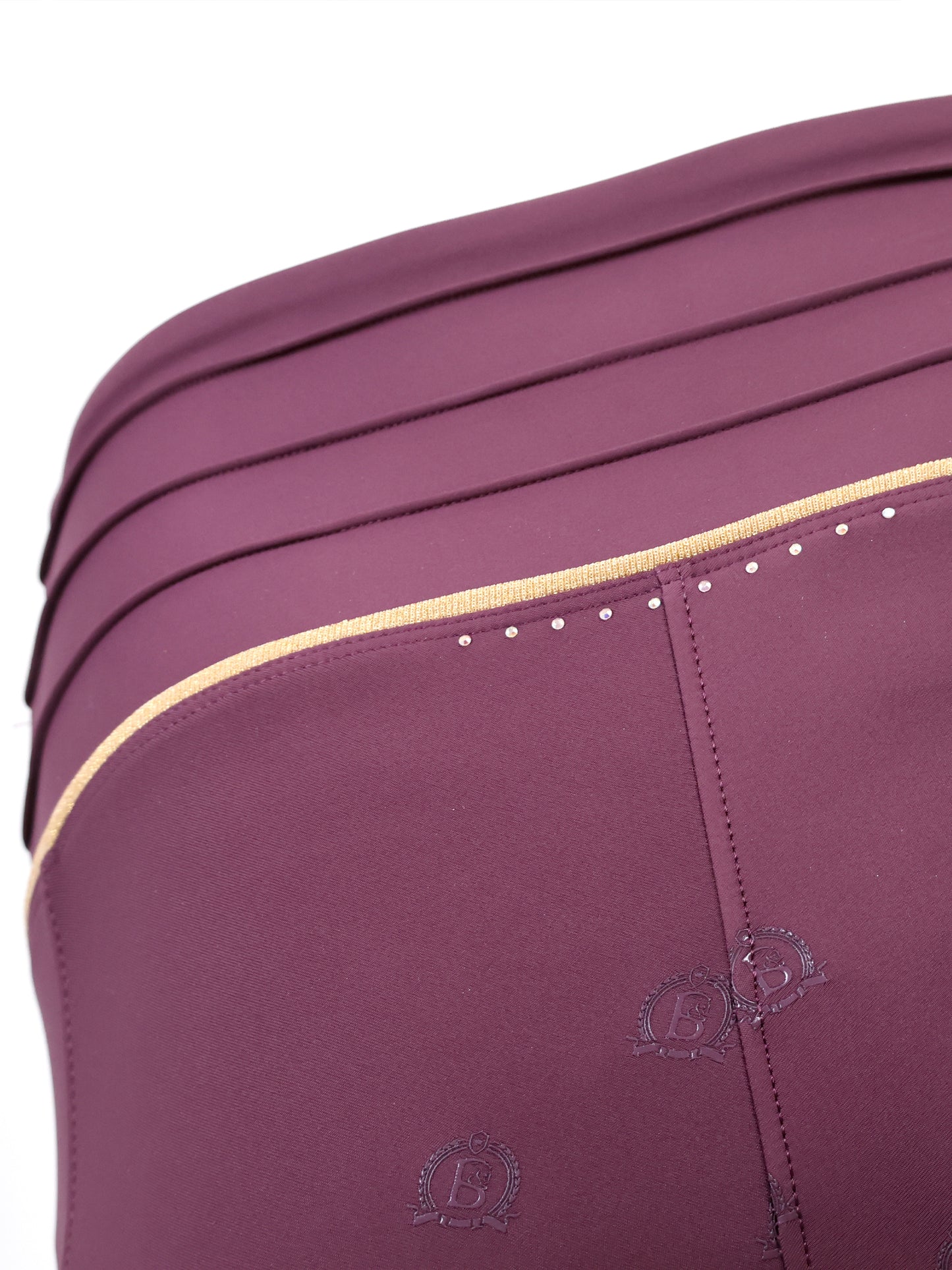 Maya Pleated Mulberry Leggings