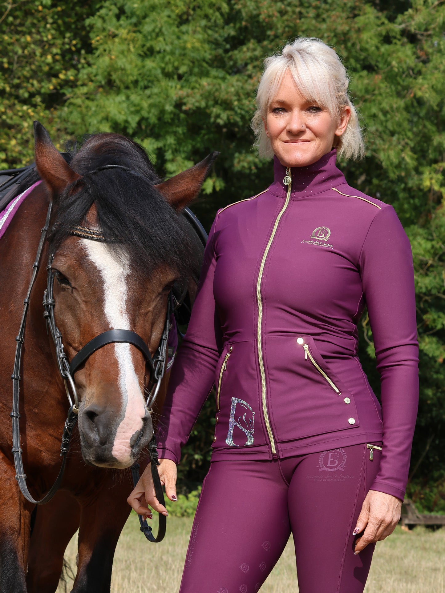 Maya Mulberry Training Jacket