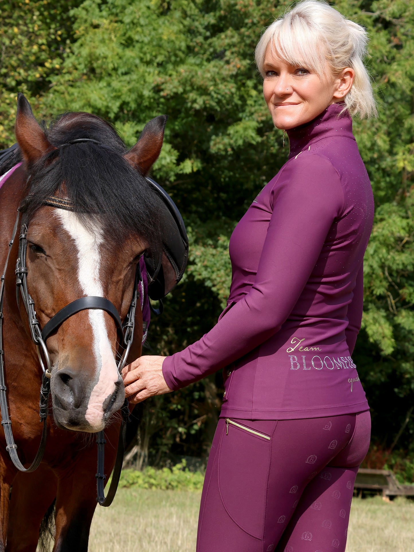 Maya Mulberry Training Jacket