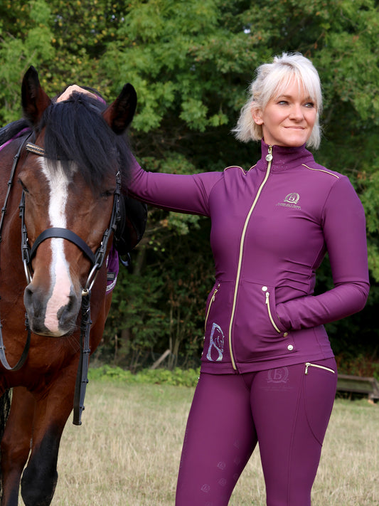 Maya Mulberry Training Jacket