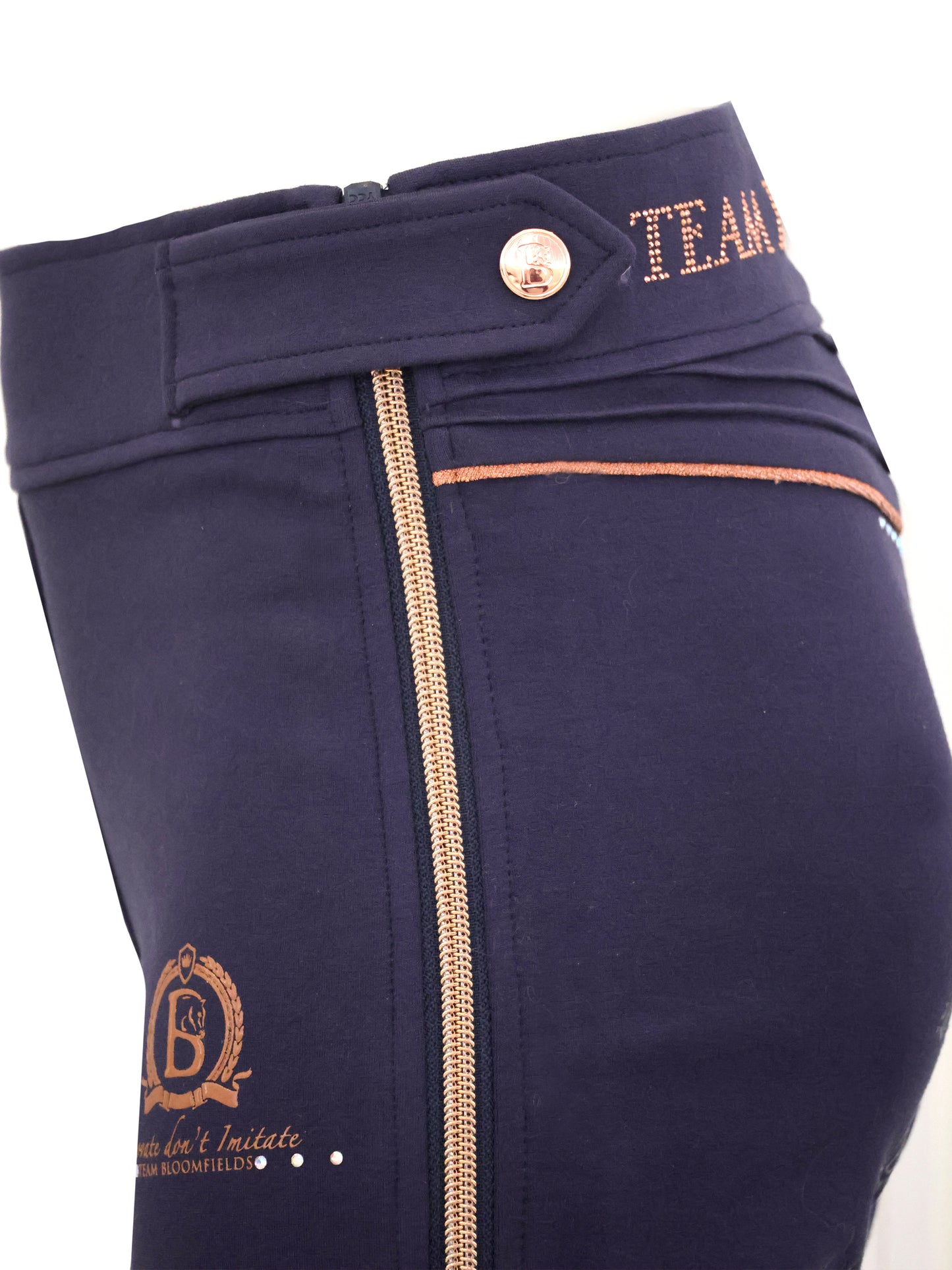 Navy Crystal Fully Removable Over Riders