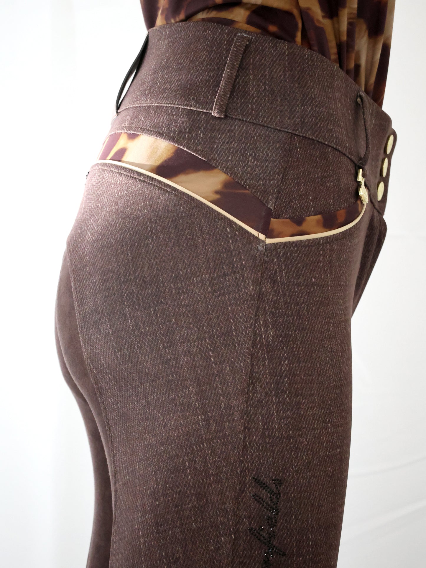 Leopard And Brown Breeches