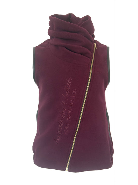 Mini Sienna Country Fleece Gilet Mulberry