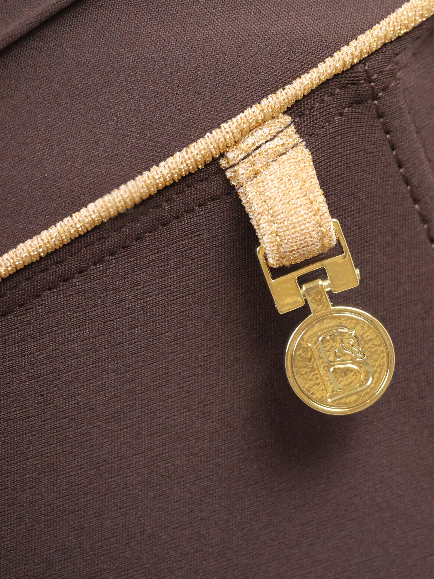 Mini Maya Chocolate Pleated leggings