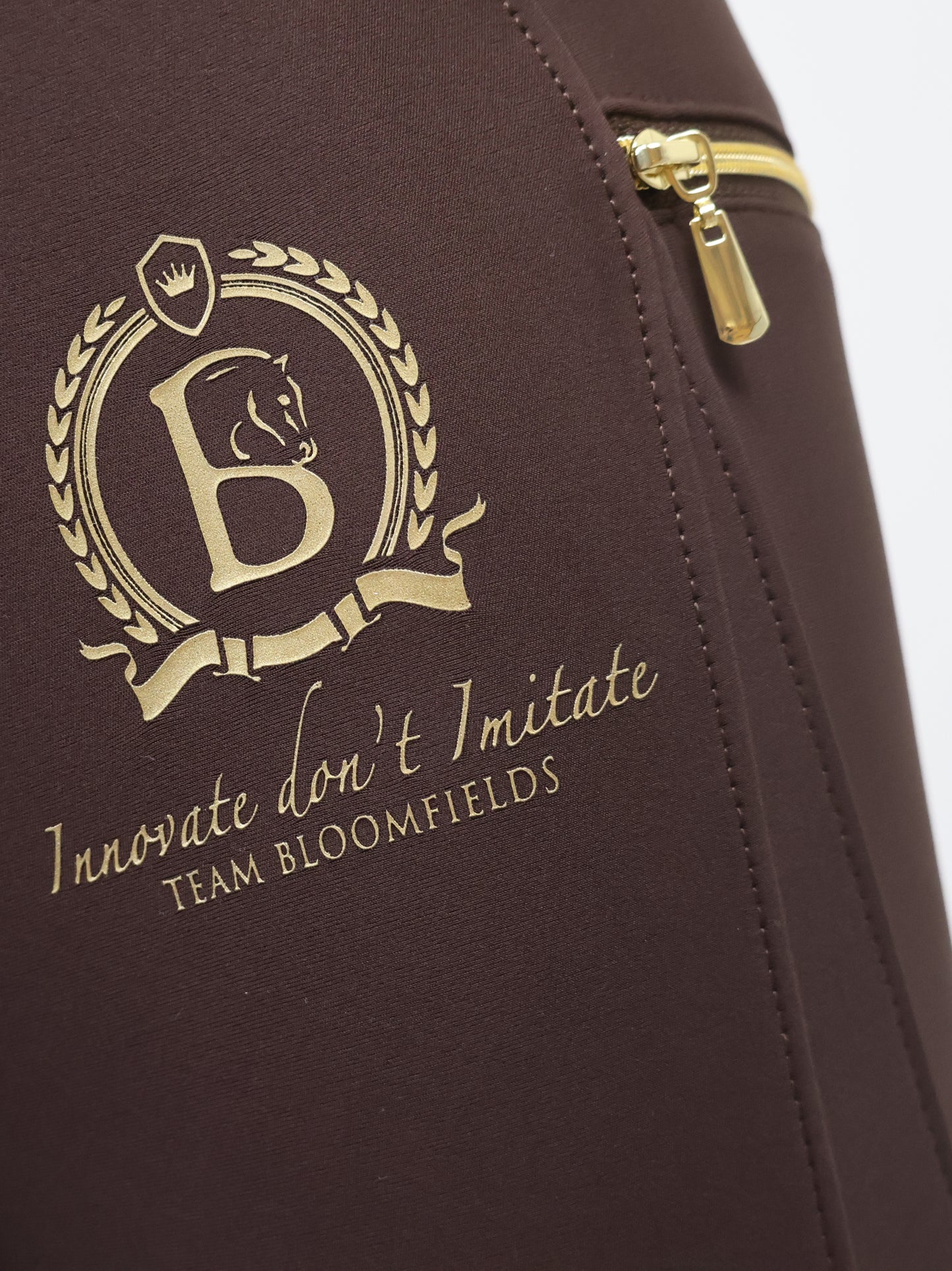 Maya Pleated Chocolate Leggings