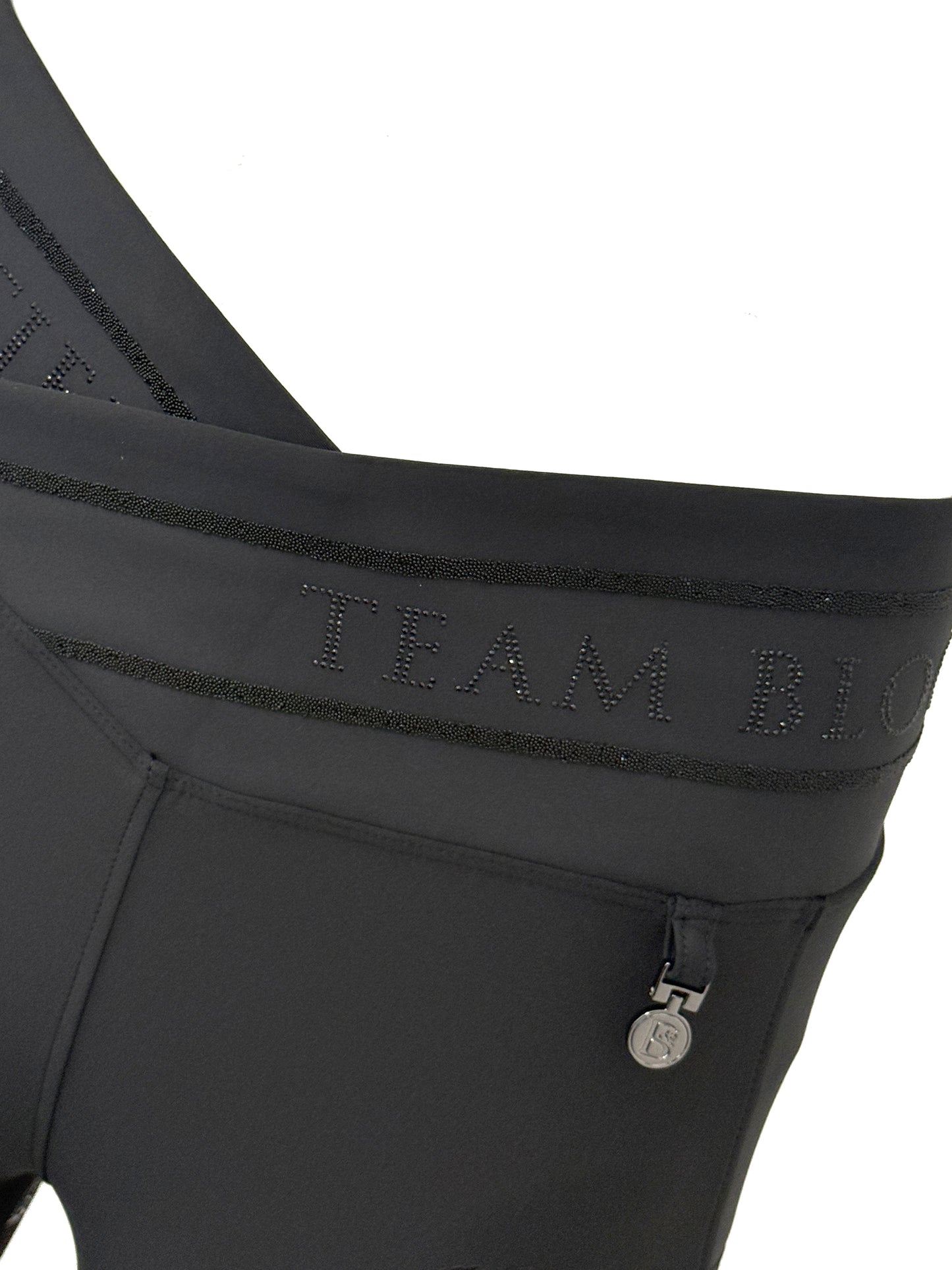 Celeste Black Crystal Leggings