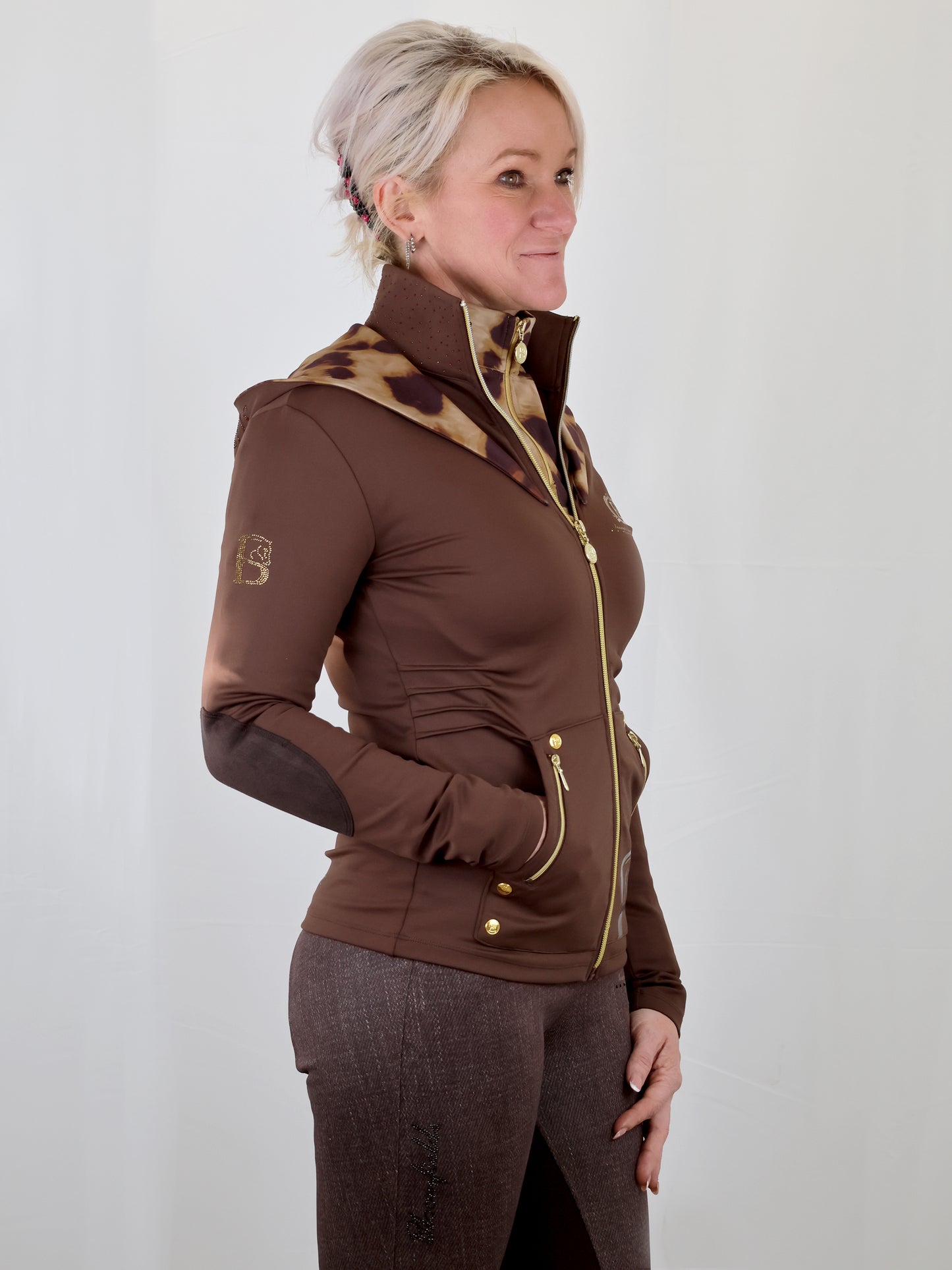 Leopard And Brown Breeches