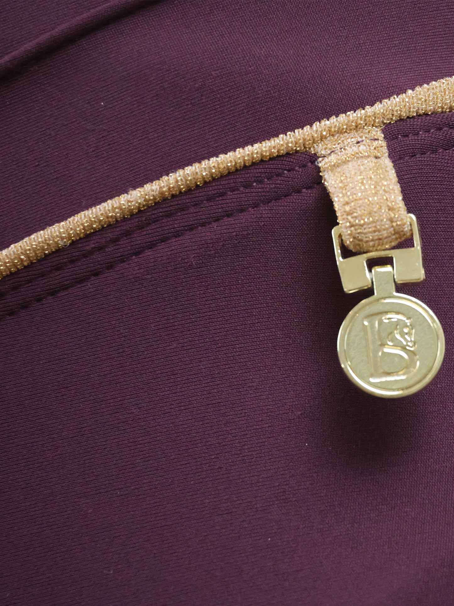 Maya Pleated Mulberry Leggings