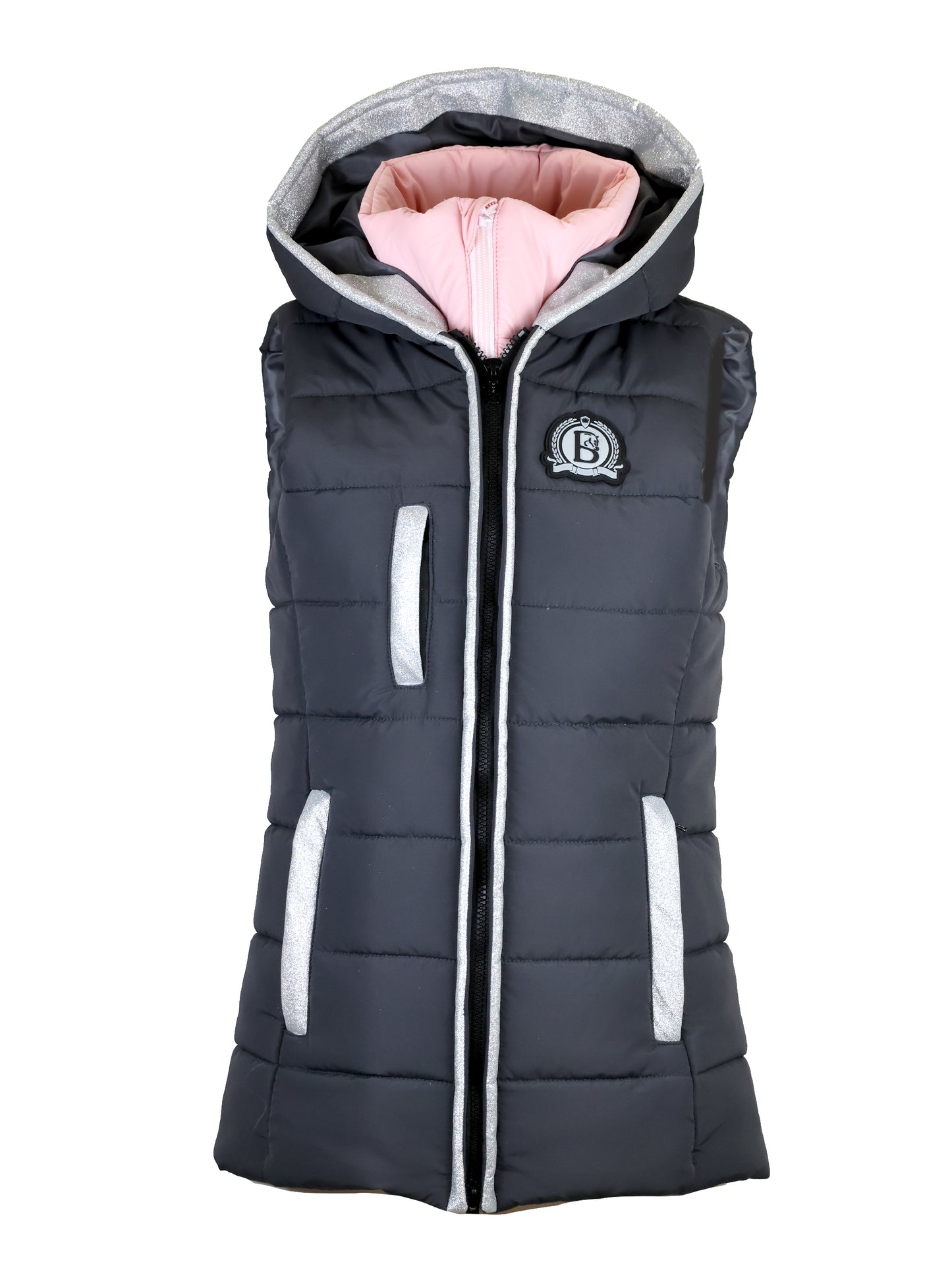 Legacy Mini Grey & Pink Gilet