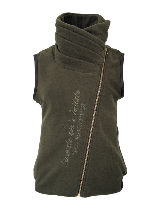 Mini Sienna Country Fleece Gilet Olive