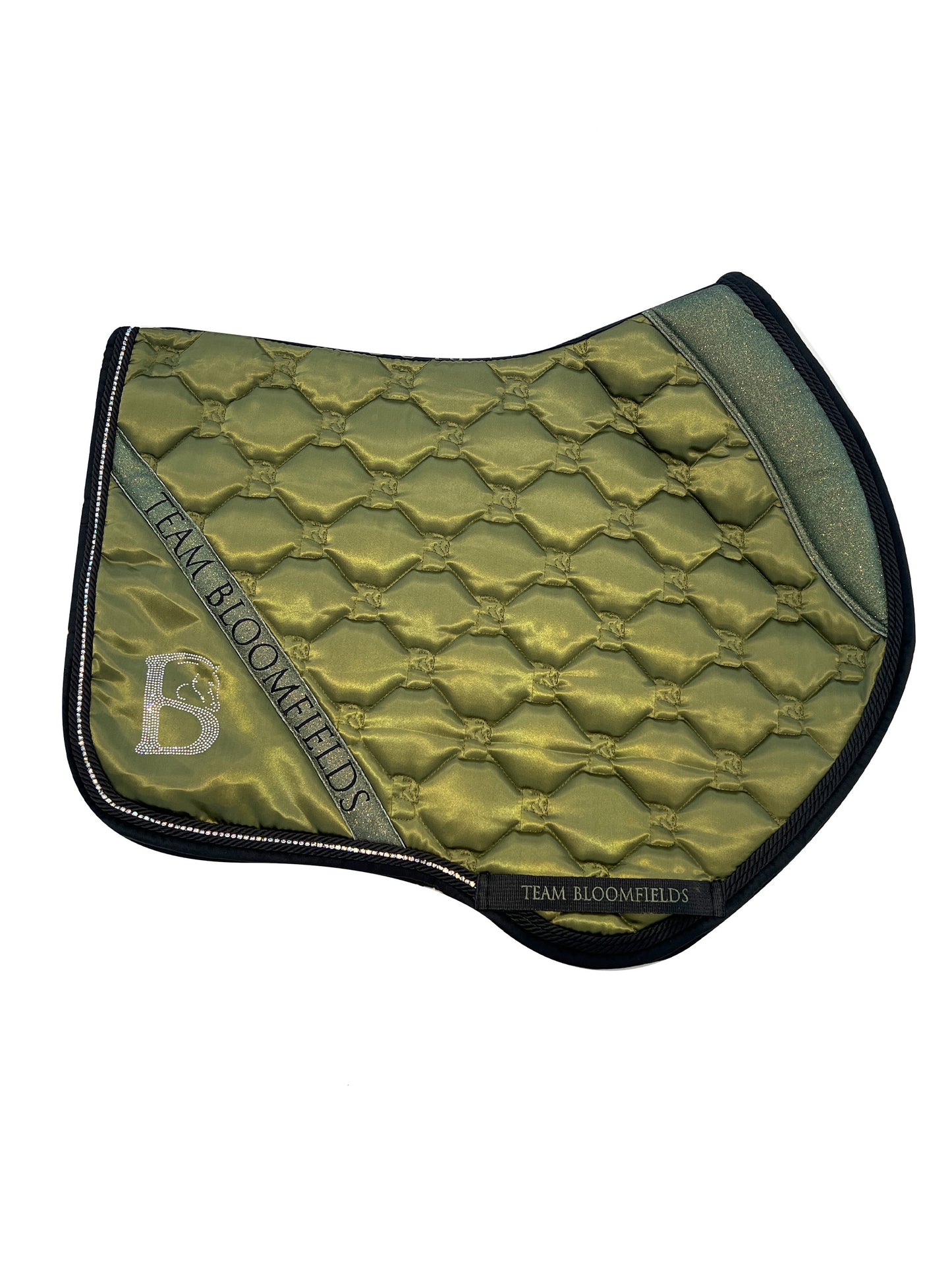 Olive Sparkle  Jump Saddle Pad