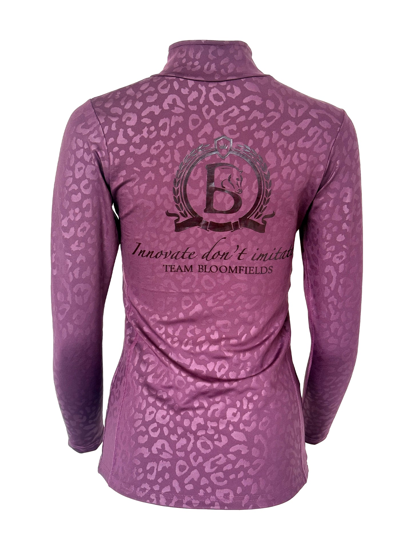 Leonora Plum Leopard Print Base Layer